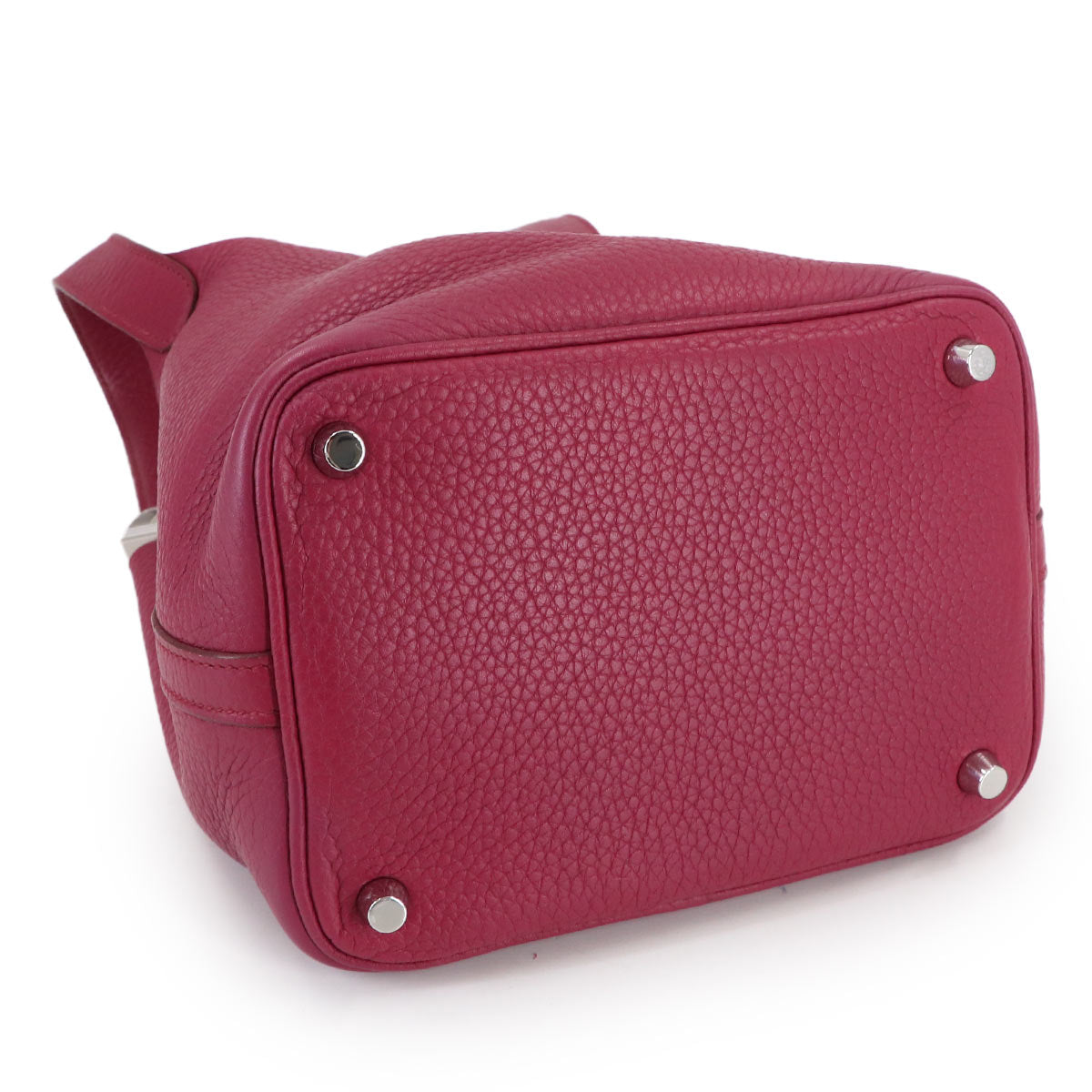 Picotin Lock PM Hand Bag Taurillon Clemence Ruby