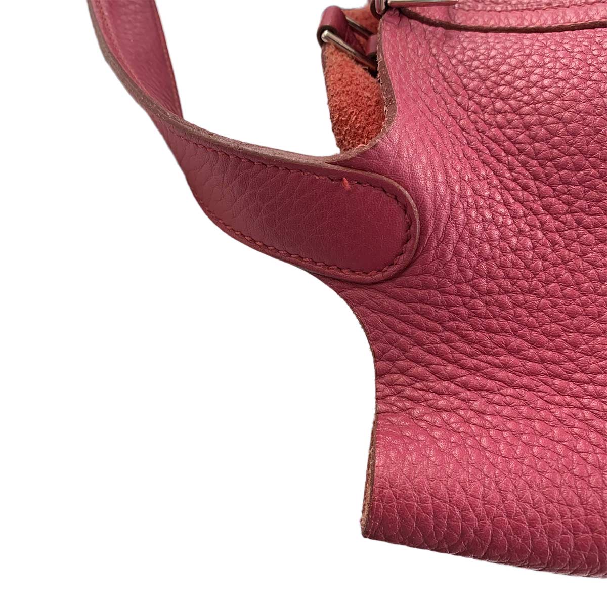 Picotin Lock PM Hand Bag Taurillon Clemence Ruby