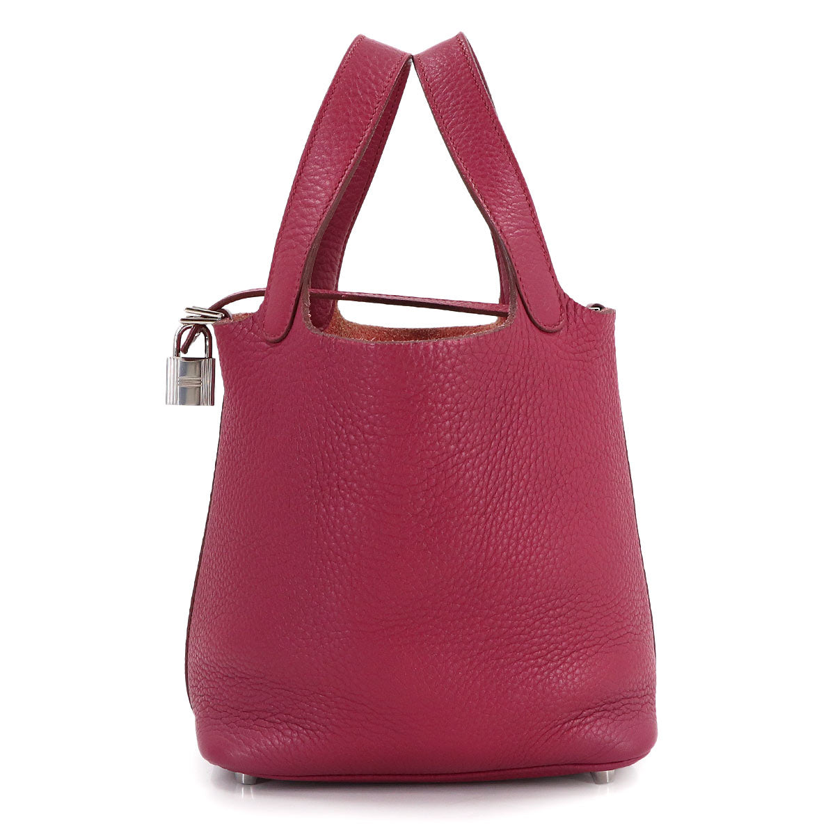 Picotin Lock PM Hand Bag Taurillon Clemence Bois de Rose