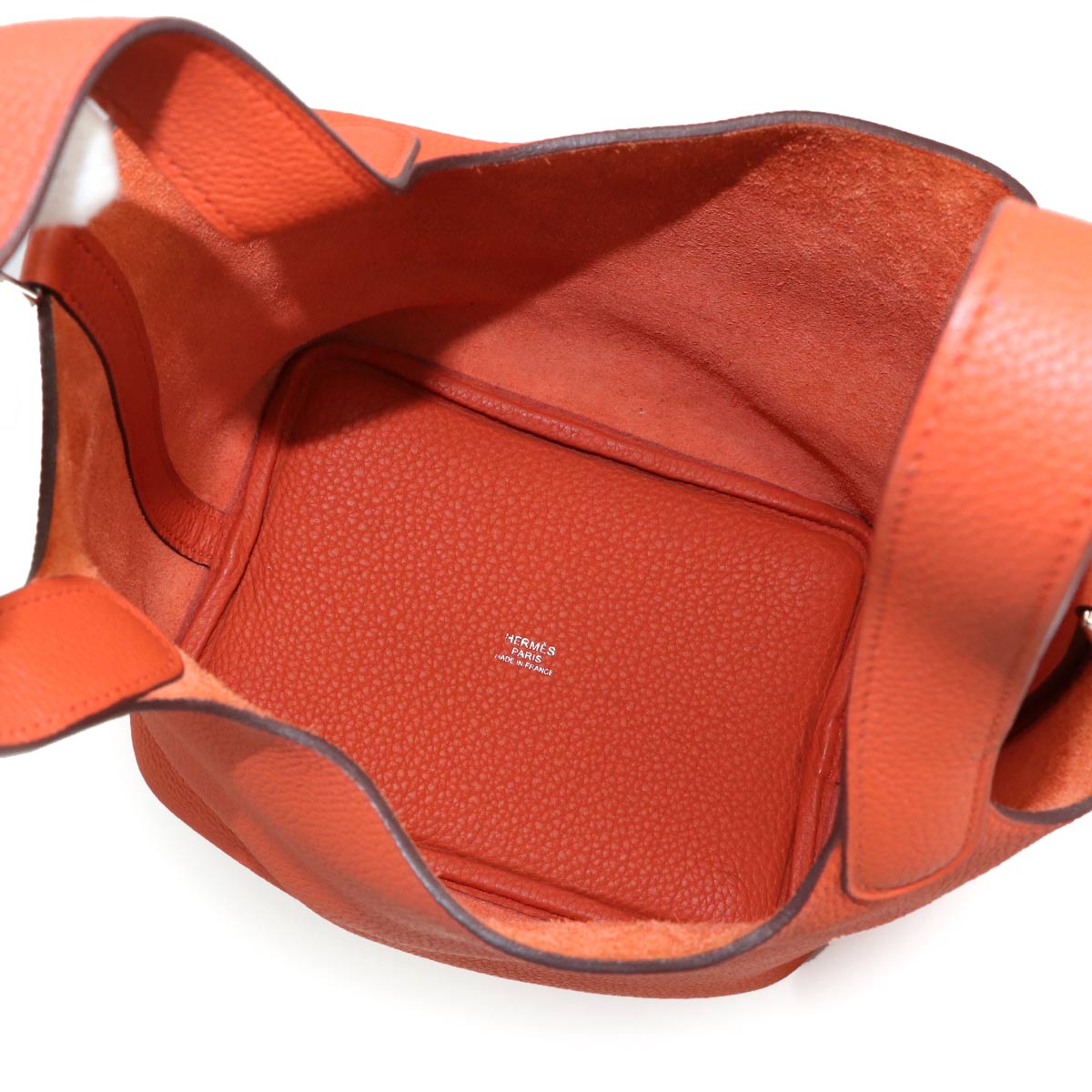 Picotin Lock PM Hand Bag Taurillon Maurice Terre Battue Purse