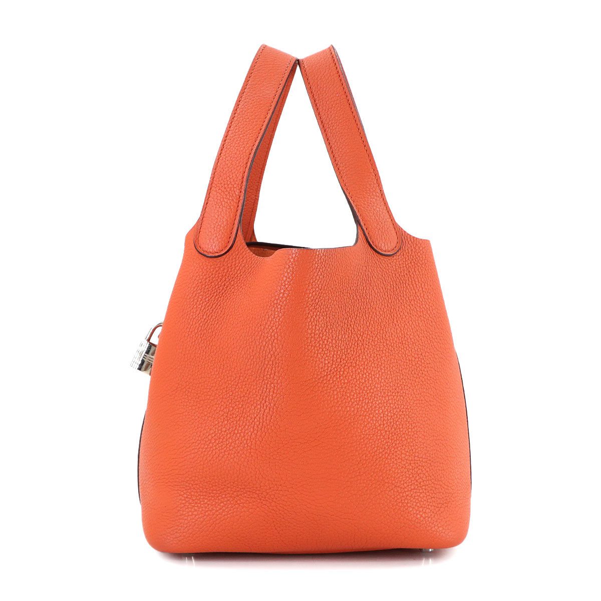 Picotin Lock PM Hand Bag Taurillon Maurice Terre Battue Purse