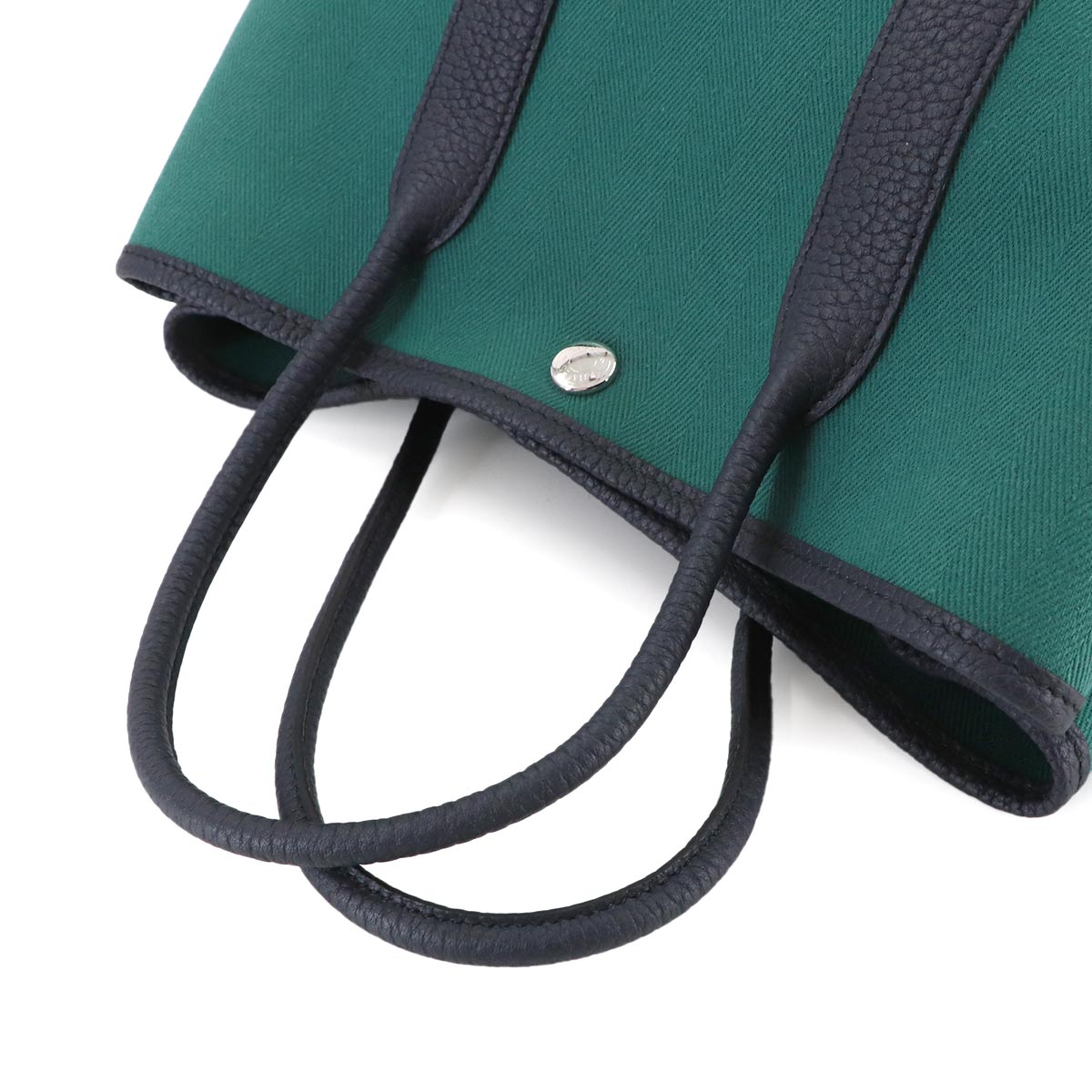 Garden Party TPM Tote Bag Toile Chevron Negonda Malachite