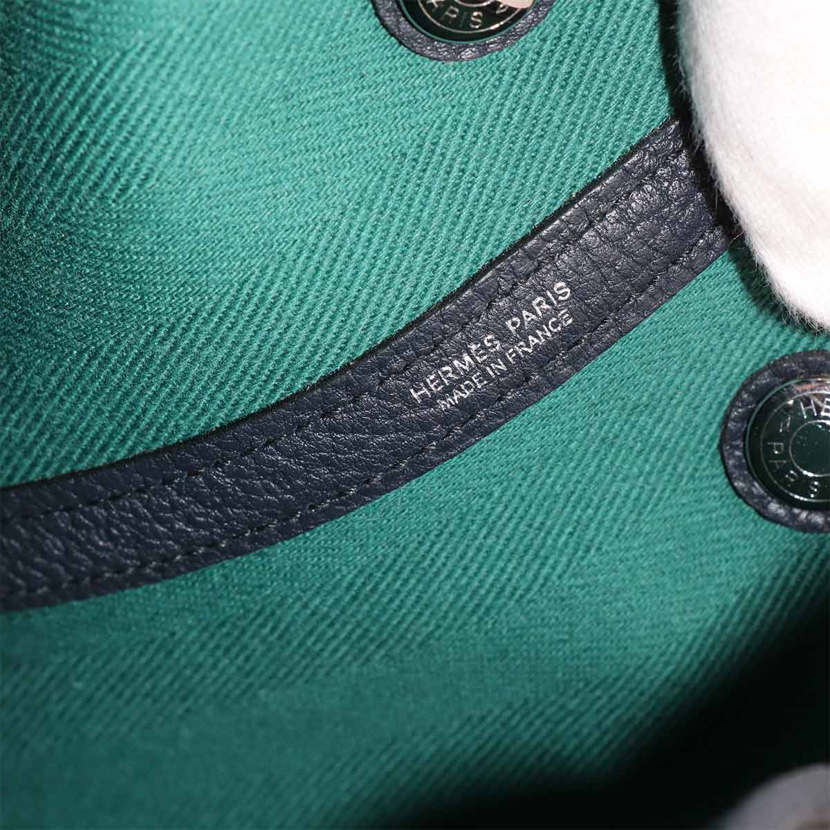 Garden Party TPM Tote Bag Toile Chevron Negonda Malachite