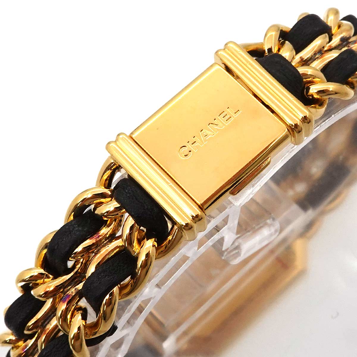 Premiere Size M H0001 Vintage Quartz Black Dial Ladies Watch