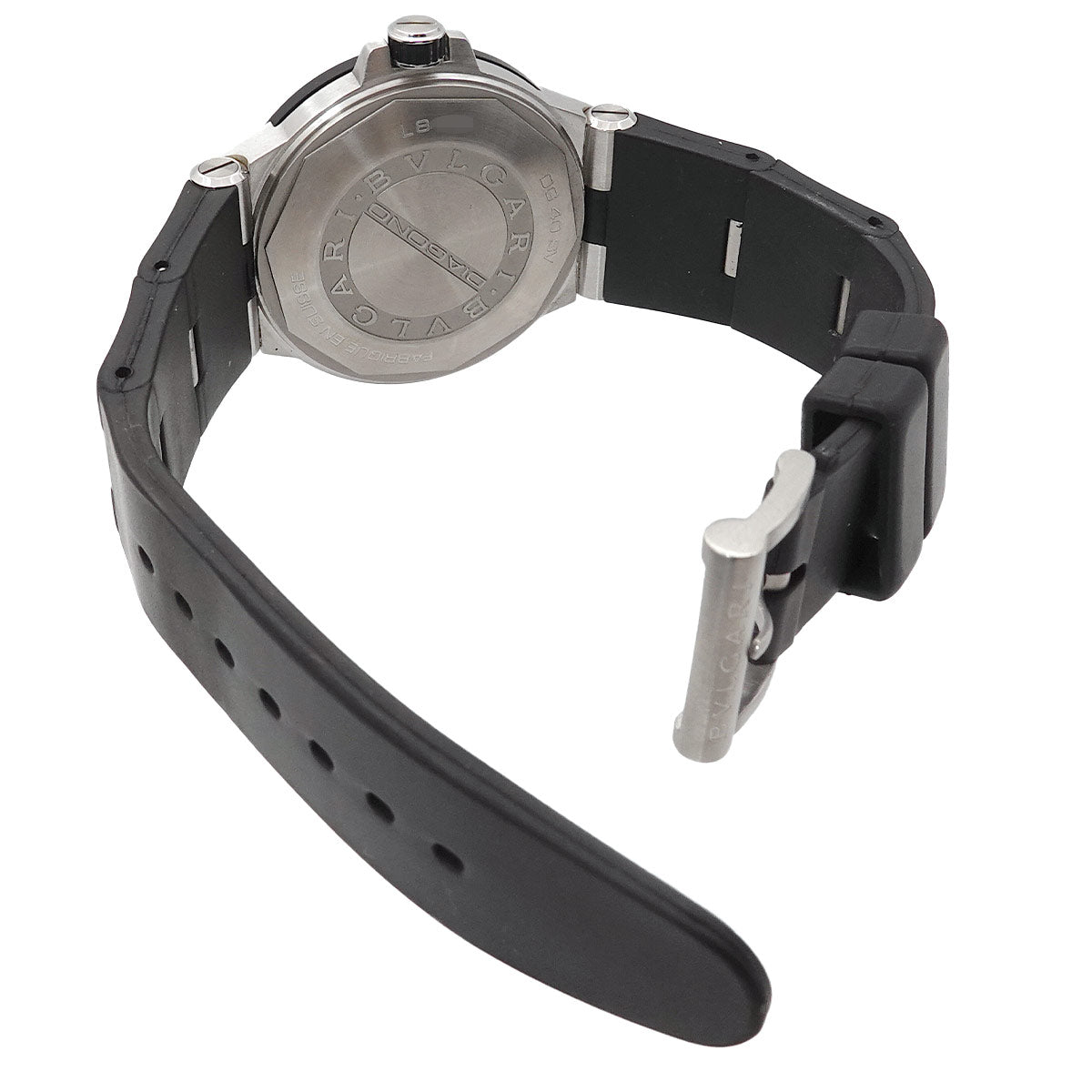 Diagono DG40SV Automatic Rubber Silver Dial Mens Watch