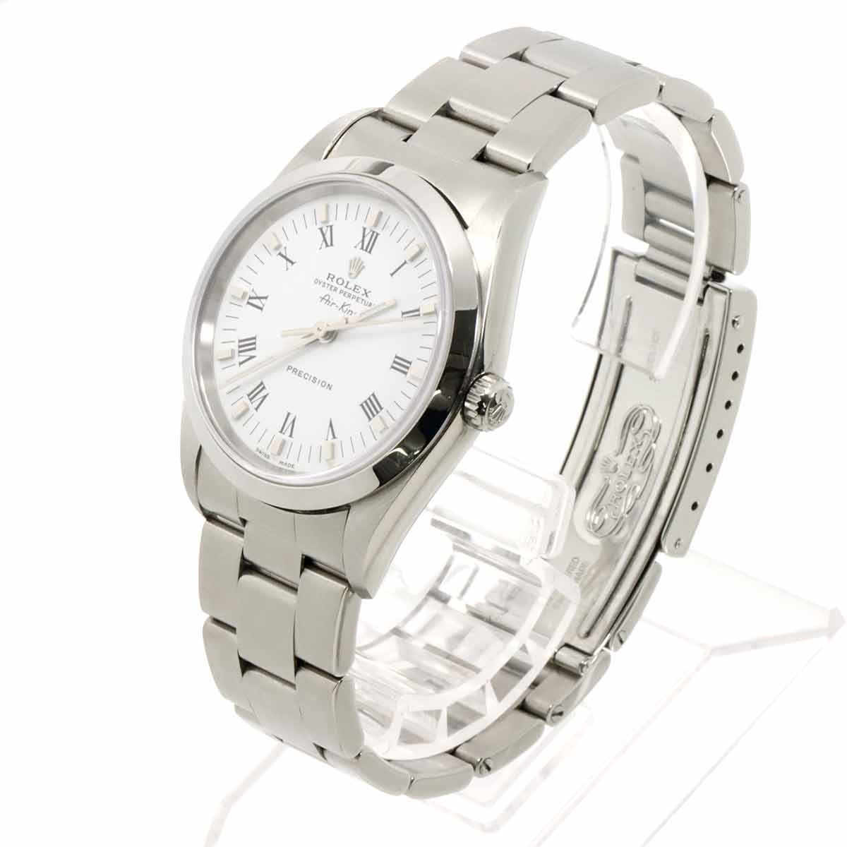 Air King 14000M Serial D Automatic White Dial Mens Watch