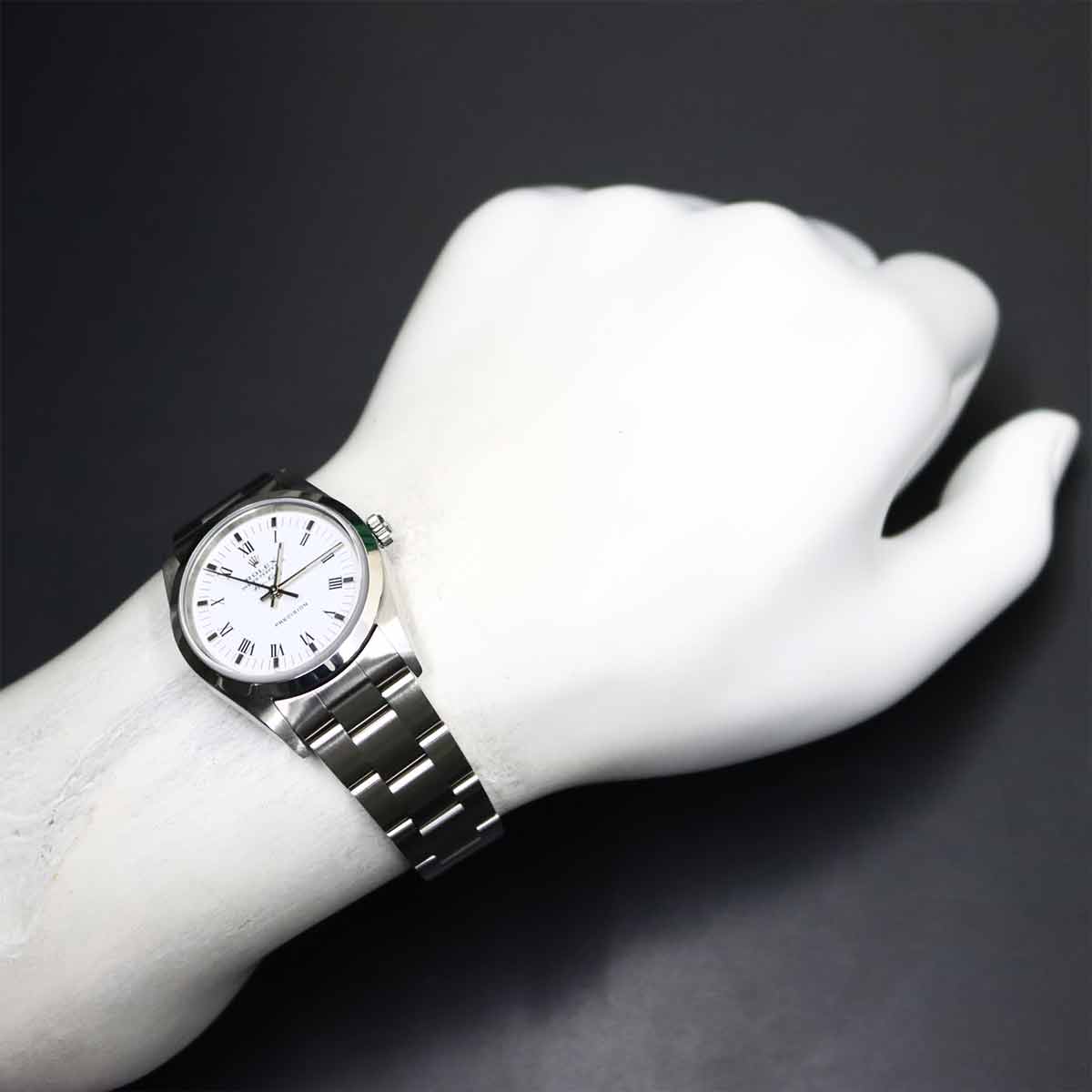 Air King 14000M Serial D Automatic White Dial Mens Watch