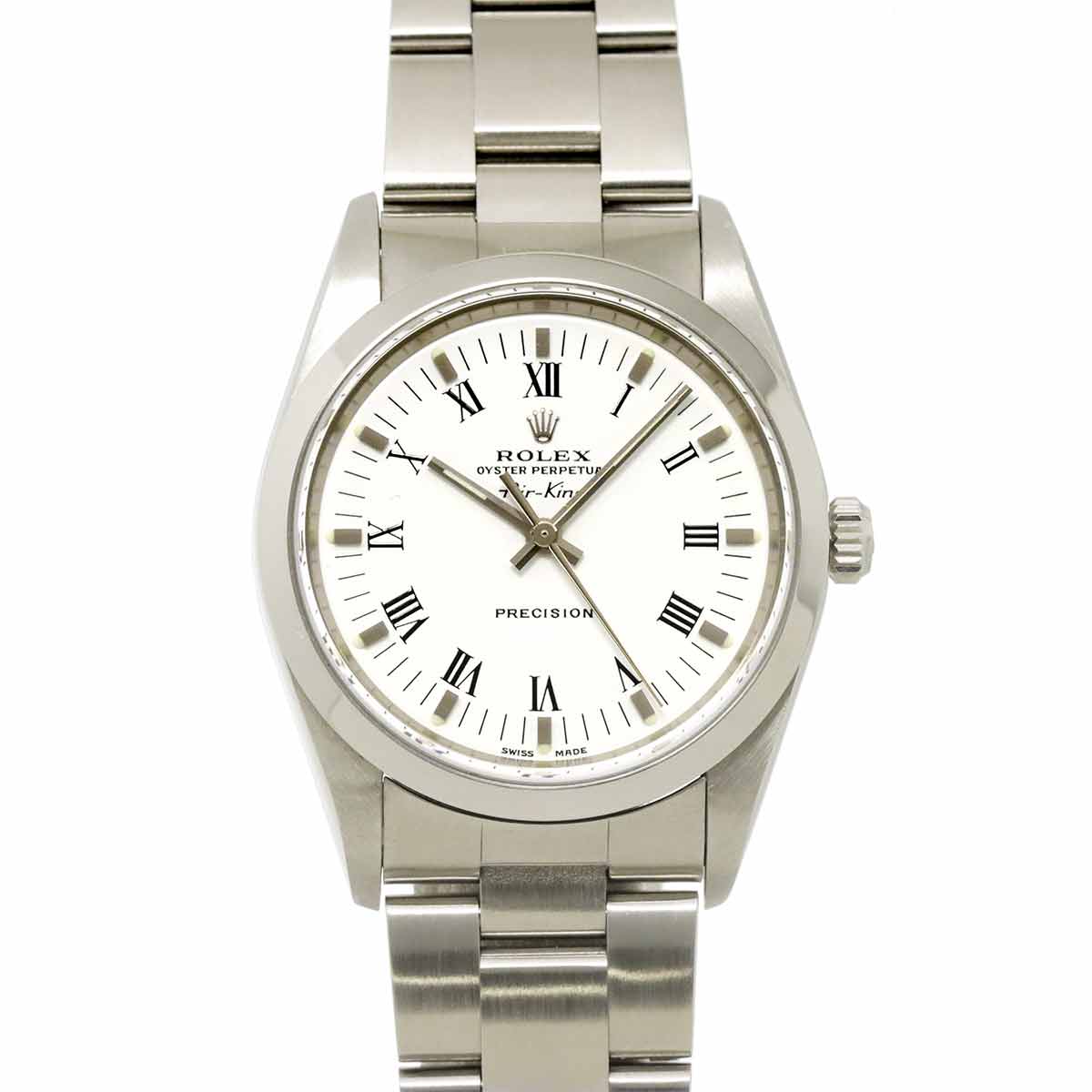 Air King 14000M Serial D Automatic White Dial Mens Watch