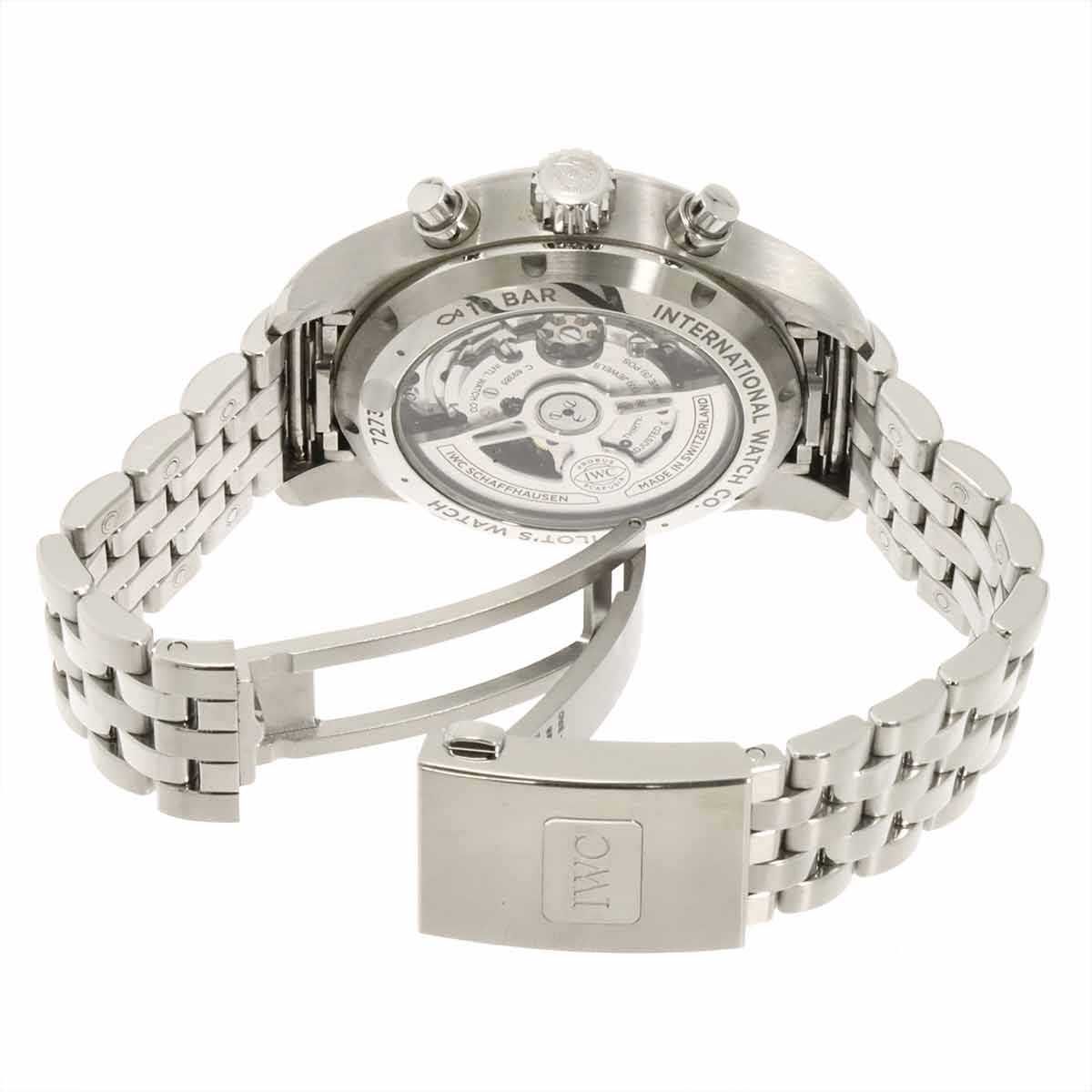 Pilot Watch Chronograph IW388104 Automatic Green Dial Mens