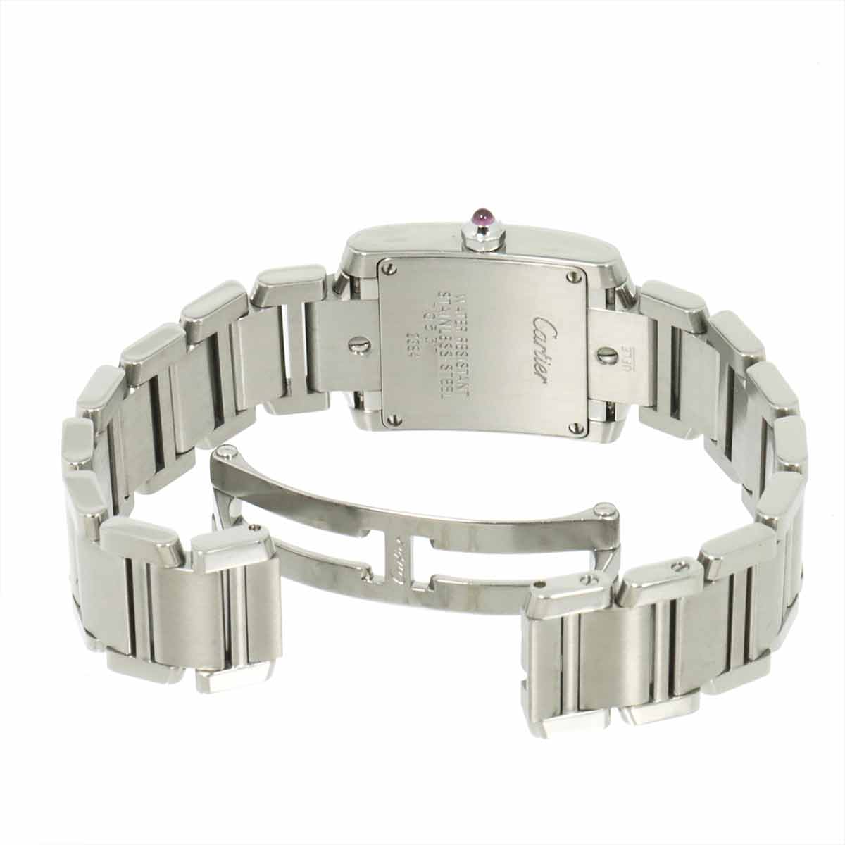 Tank Francaise SM W51028Q3 Quartz Pink Shell Dial Ladies