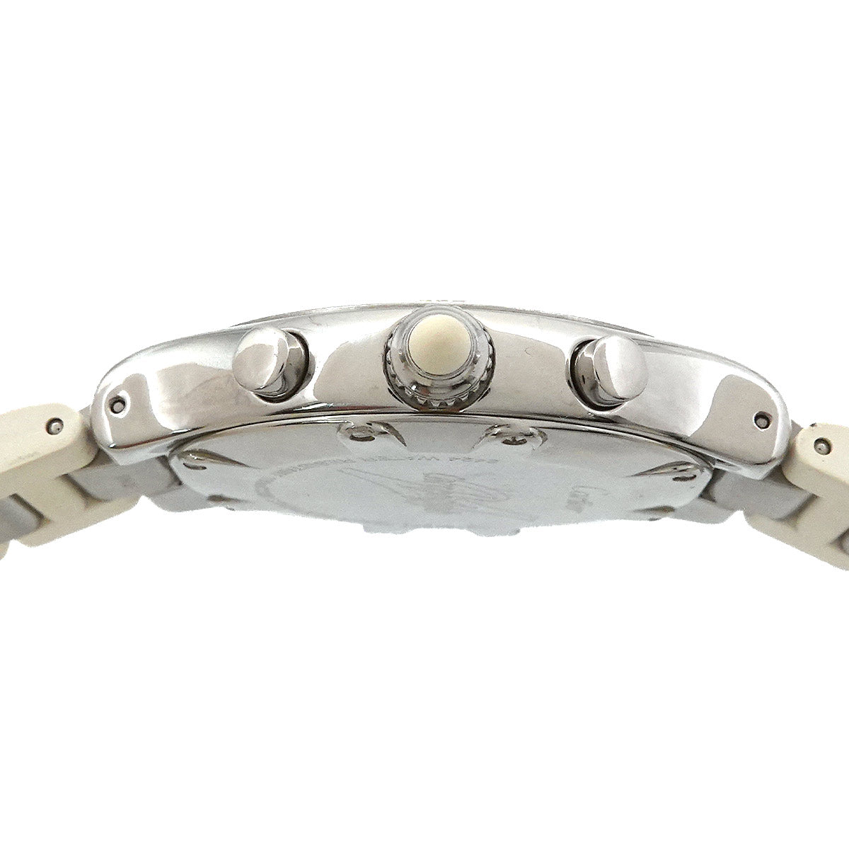 Must 21 Chronoscaph W10184U2 Date Quartz White Dial Mens