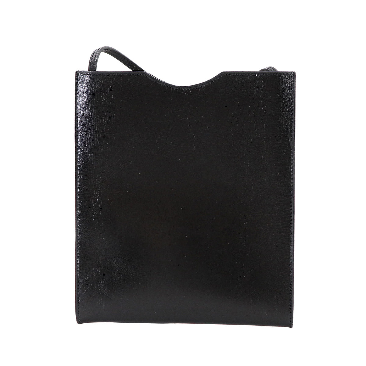 Onimaitou Shoulder Bag Box calf Black Purse Pochette