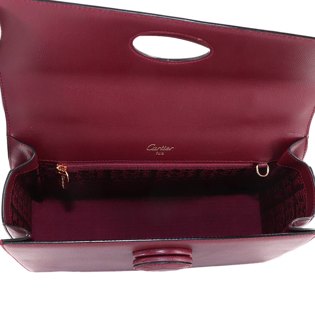 Must Hand Bag Leather Bordeaux Purse