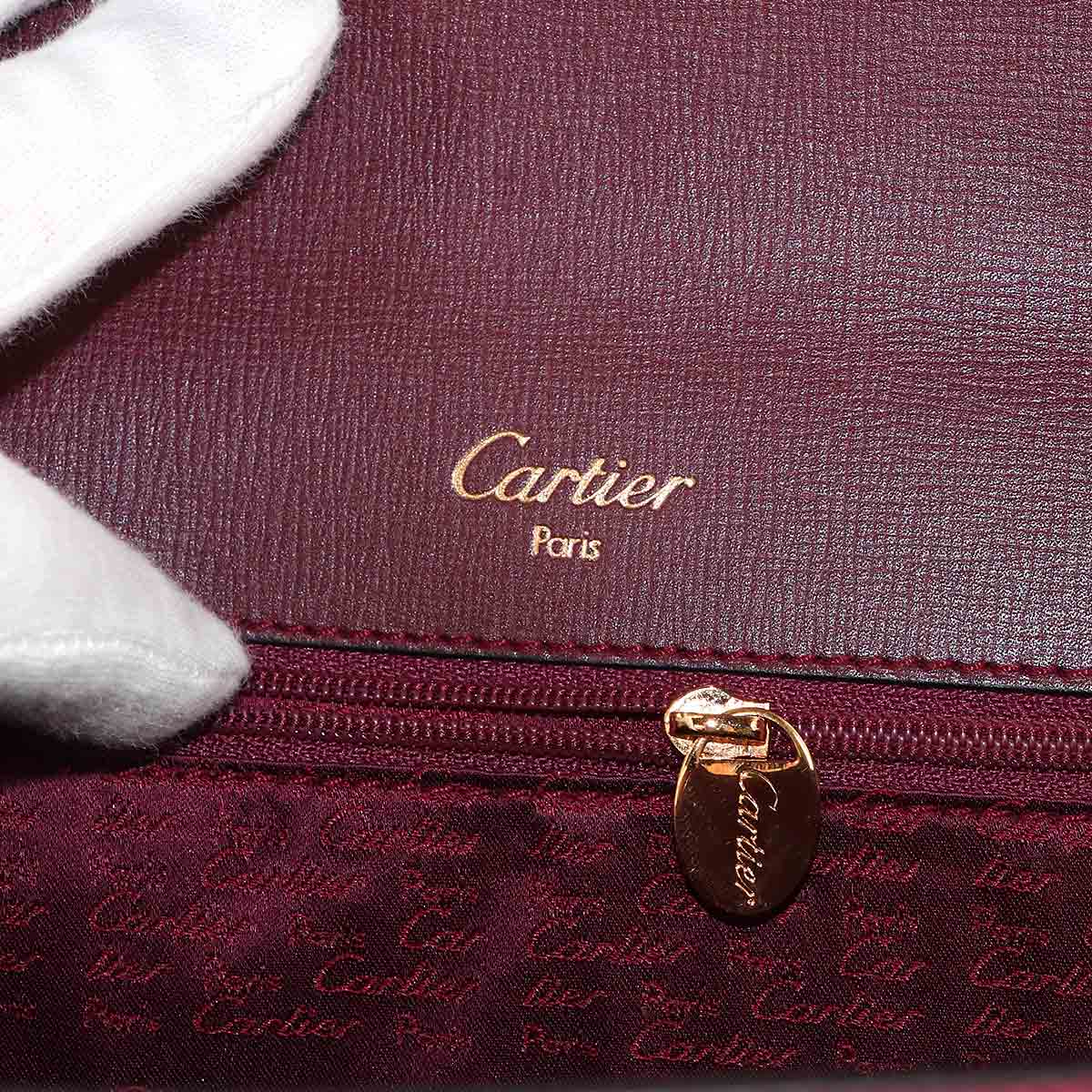 Must Hand Bag Leather Bordeaux Purse