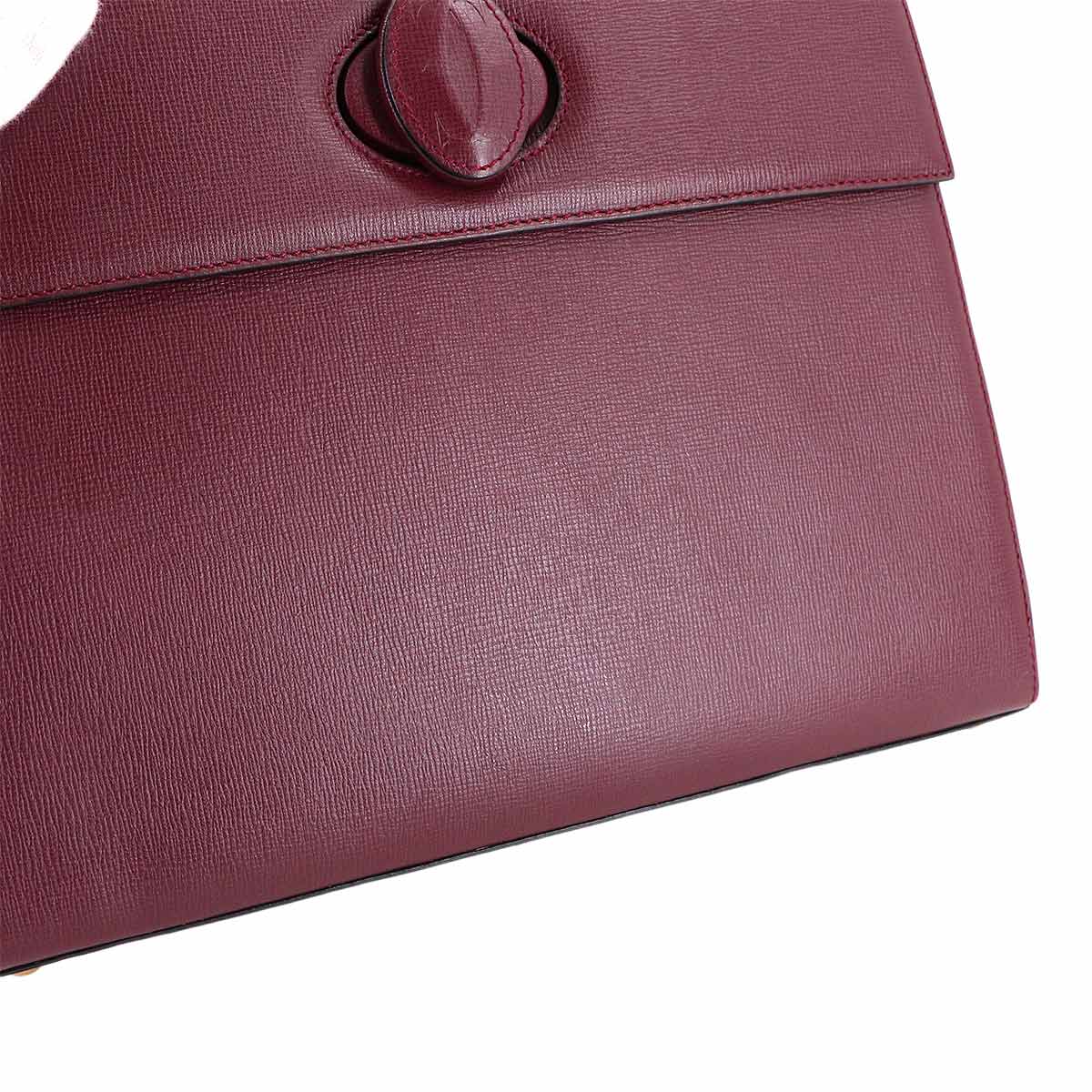 Must Hand Bag Leather Bordeaux Purse