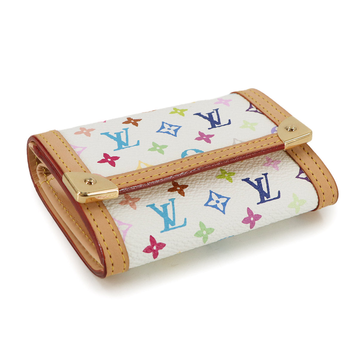 Monogram Multi Color Porte Monnaie Plat Coin Purse M92657