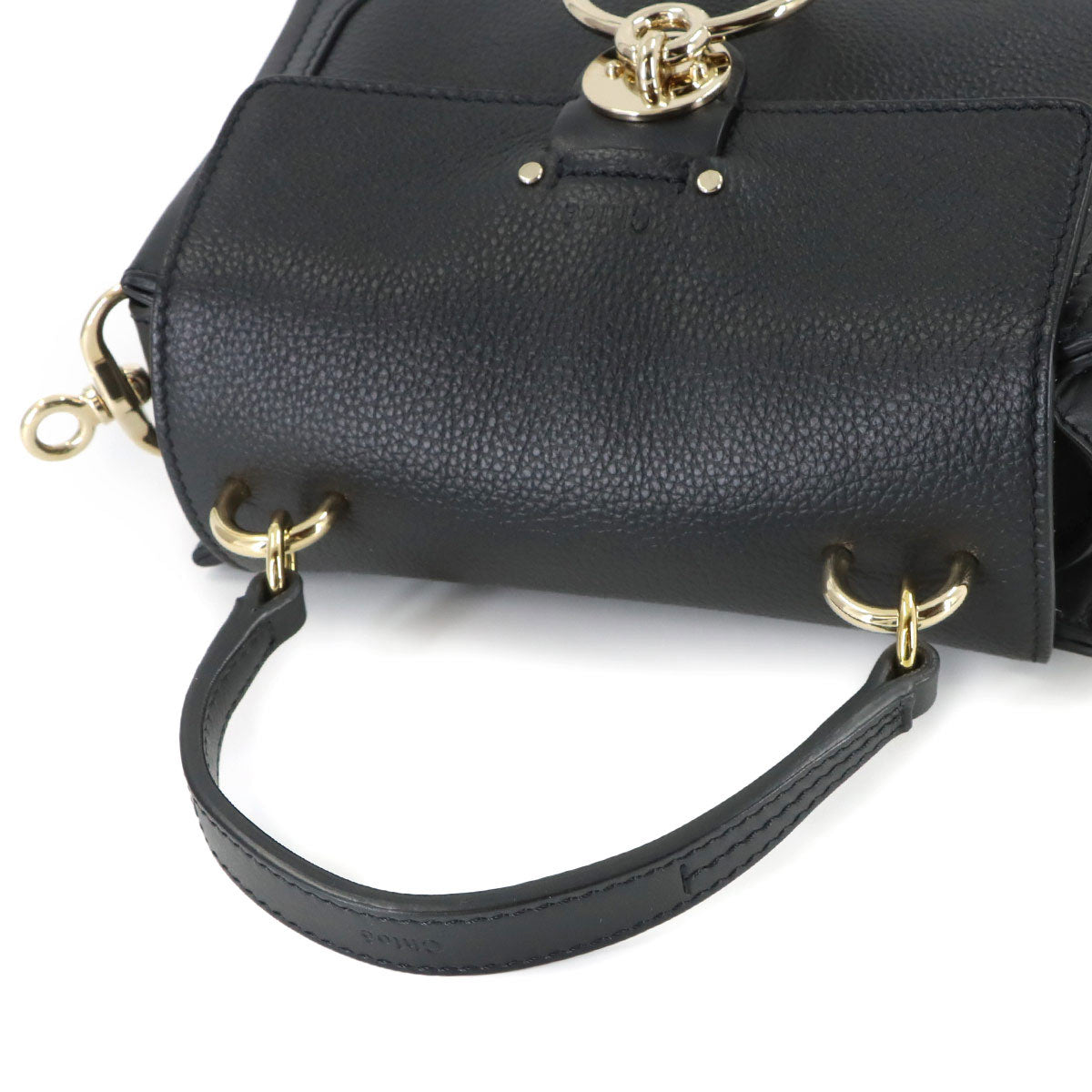 Tess Mini Day 2way Hand Shoulder Bag Leather Black CHC22SS143G33
