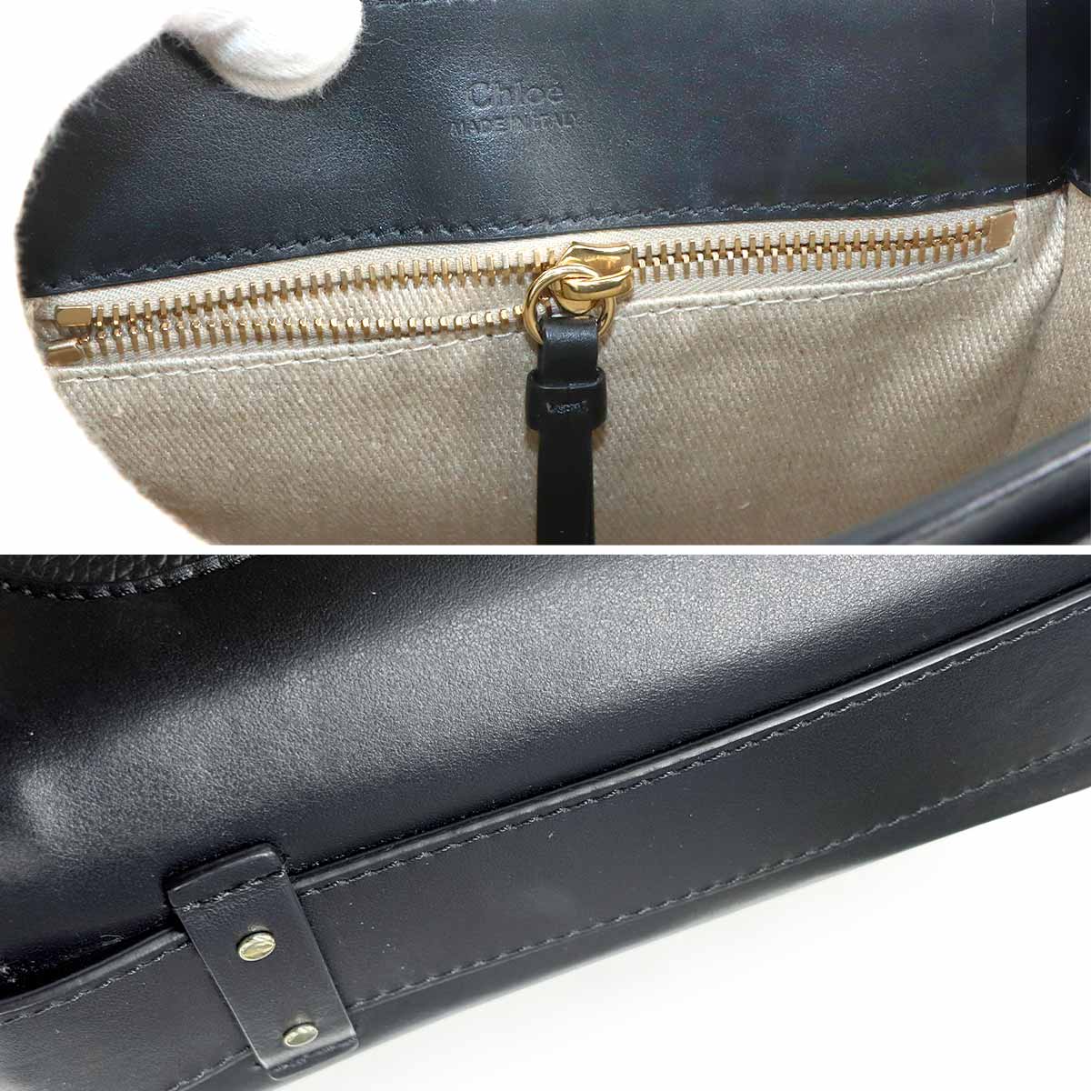 Tess Mini Day 2way Hand Shoulder Bag Leather Black CHC22SS143G33