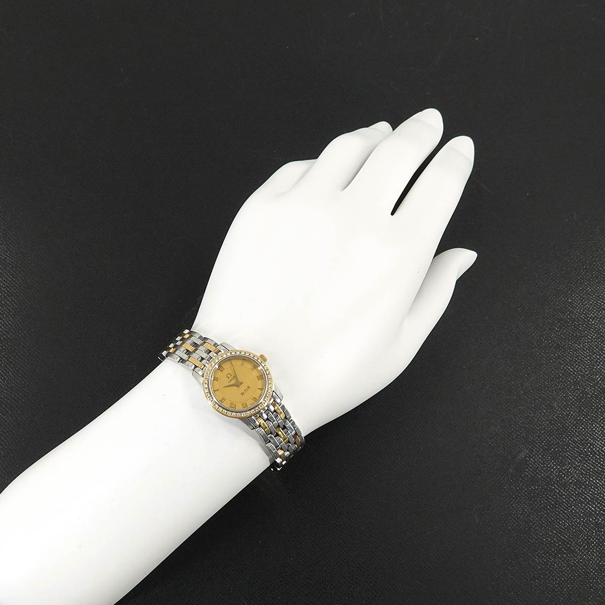 DeVille 413 25 22 60 08 001 Quarts YG Diamond Beze Ladies