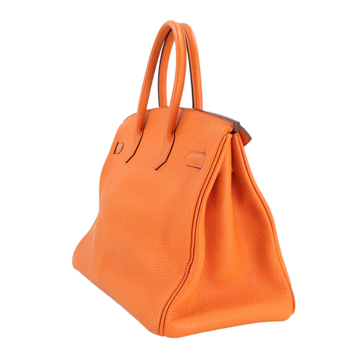 Birkin 35 Hand Bag Togo Orange Purse