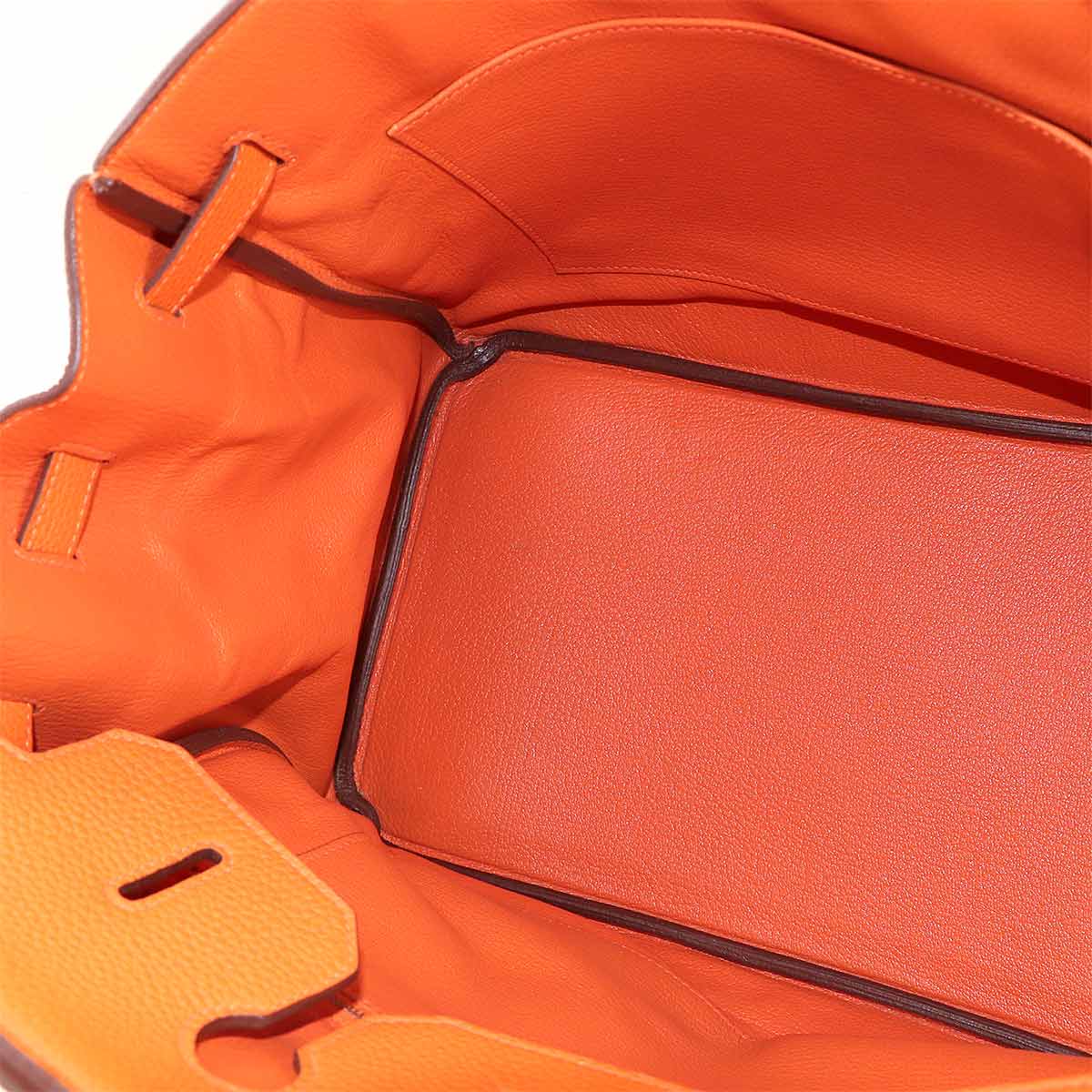 Birkin 35 Hand Bag Togo Orange Purse