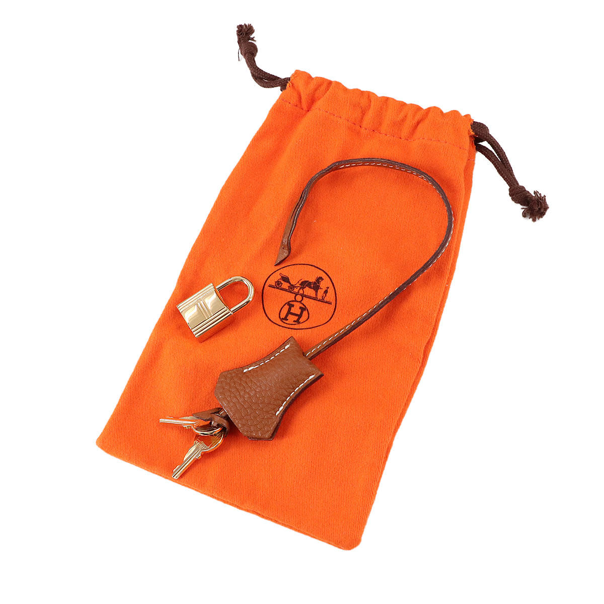 Birkin 35 Togo Gold Hand Bag Brown