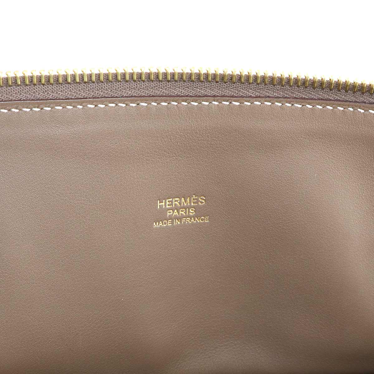 Bolide 31 2way Hand Shoulder Bag Taurillon Clemence Etoupe