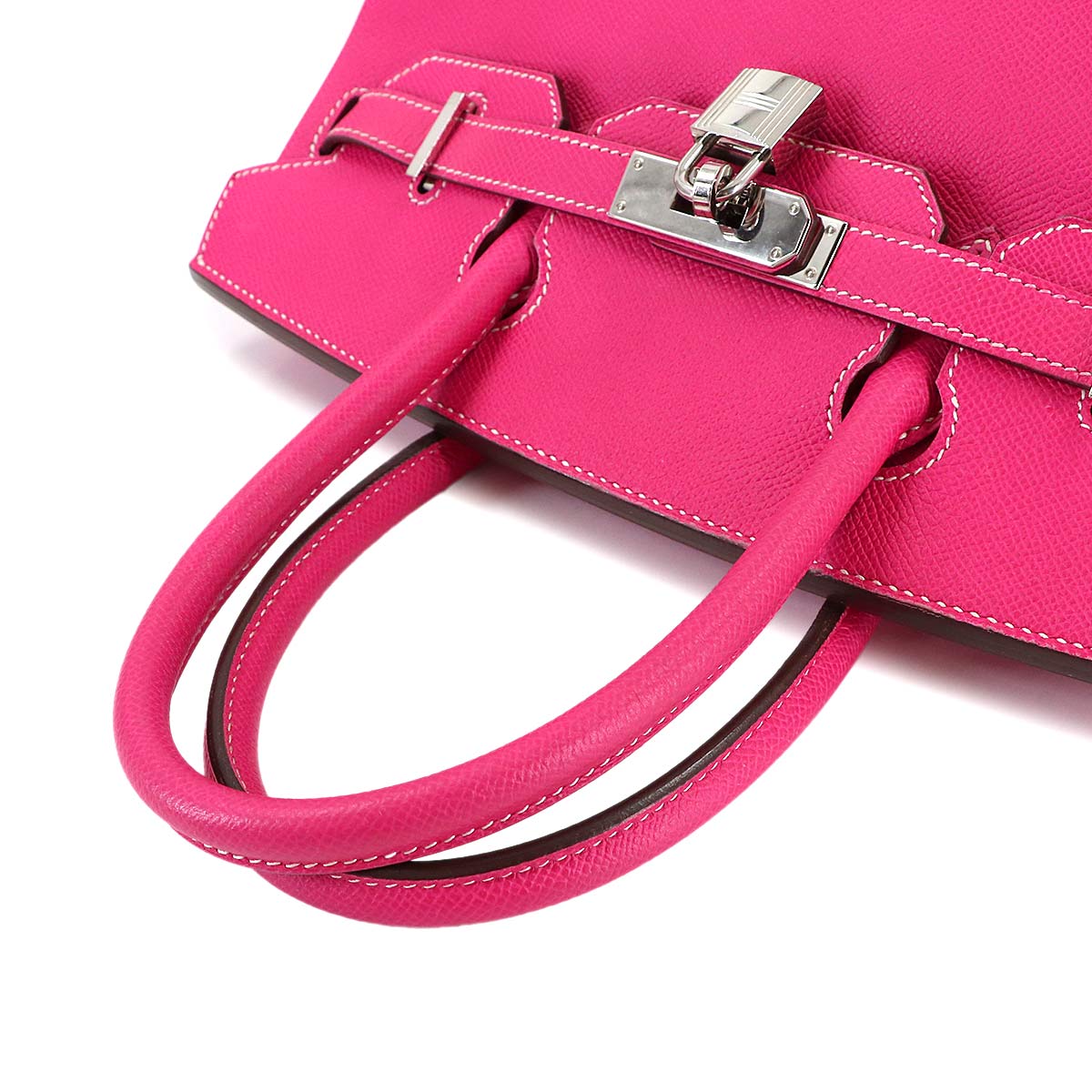 Candy Birkin 30 Epsom Rose Tyrien Ruby Hand Bag Purse Pink