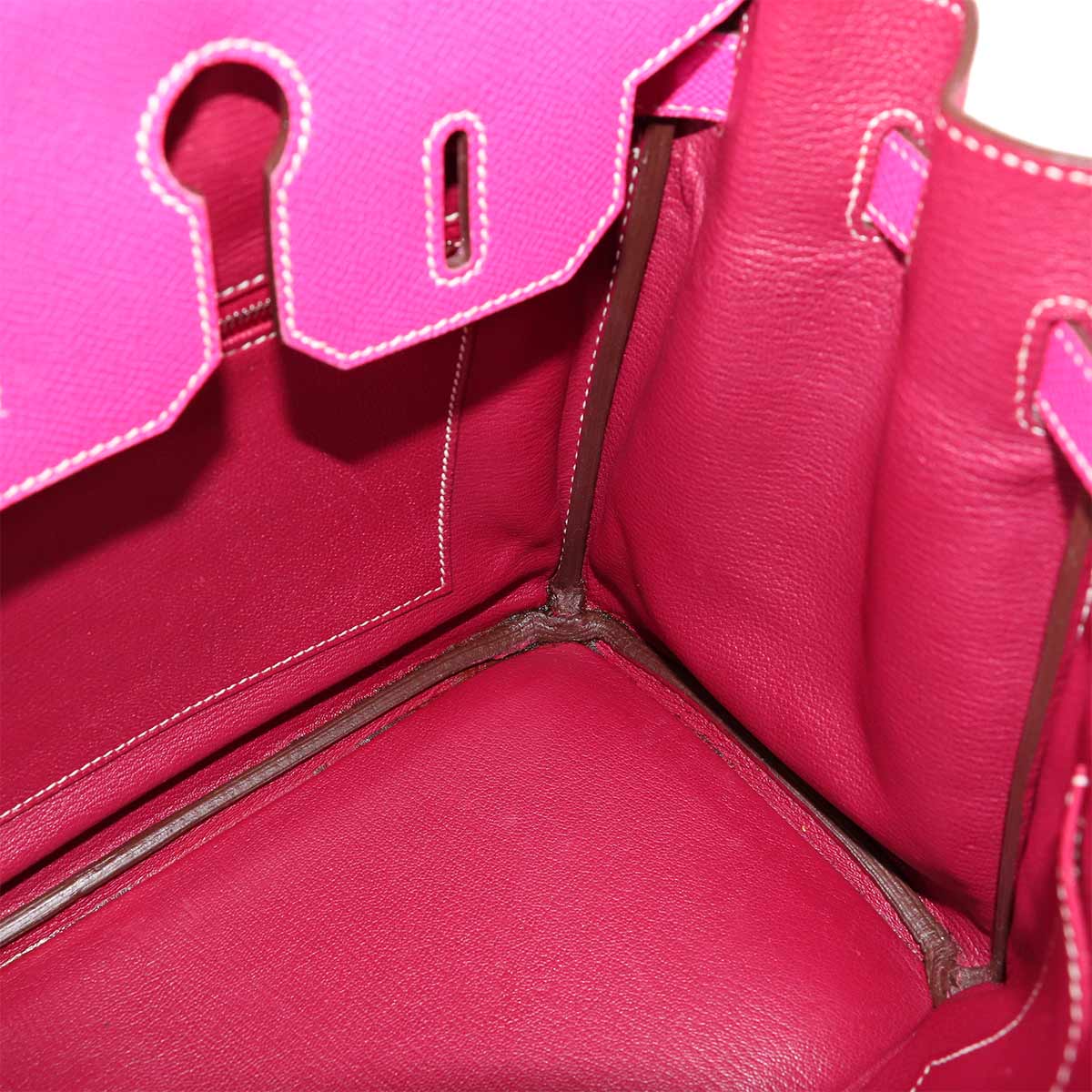 Candy Birkin 30 Epsom Rose Tyrien Ruby Hand Bag Purse Pink
