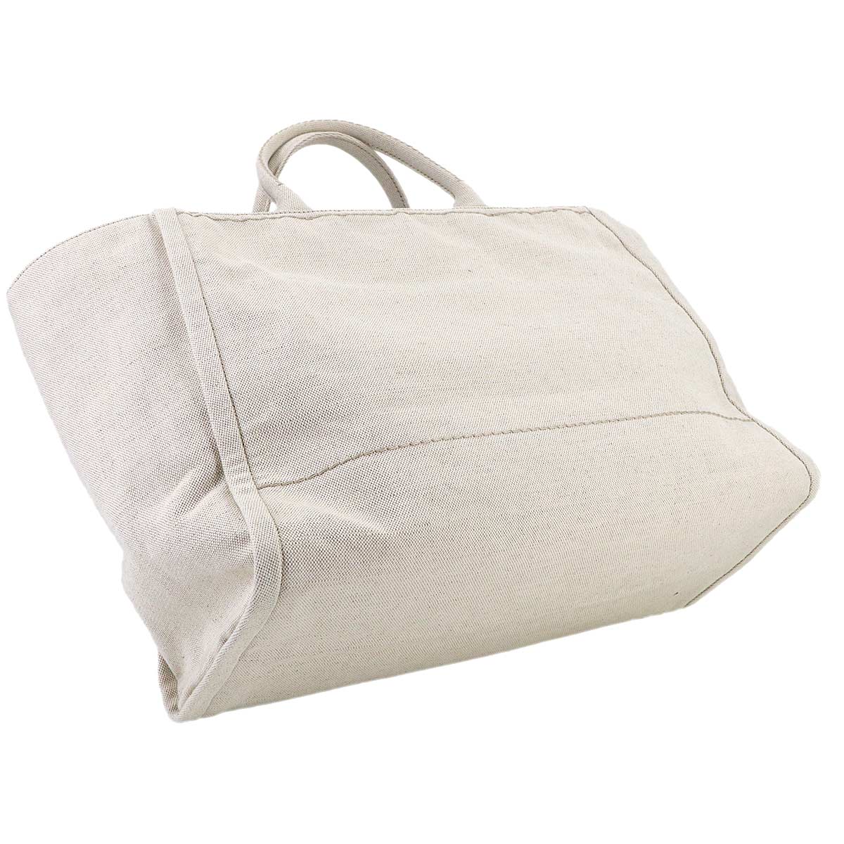 Jardiniere Extra Large Tote Bag Canvas Beige 2VG131 Purse