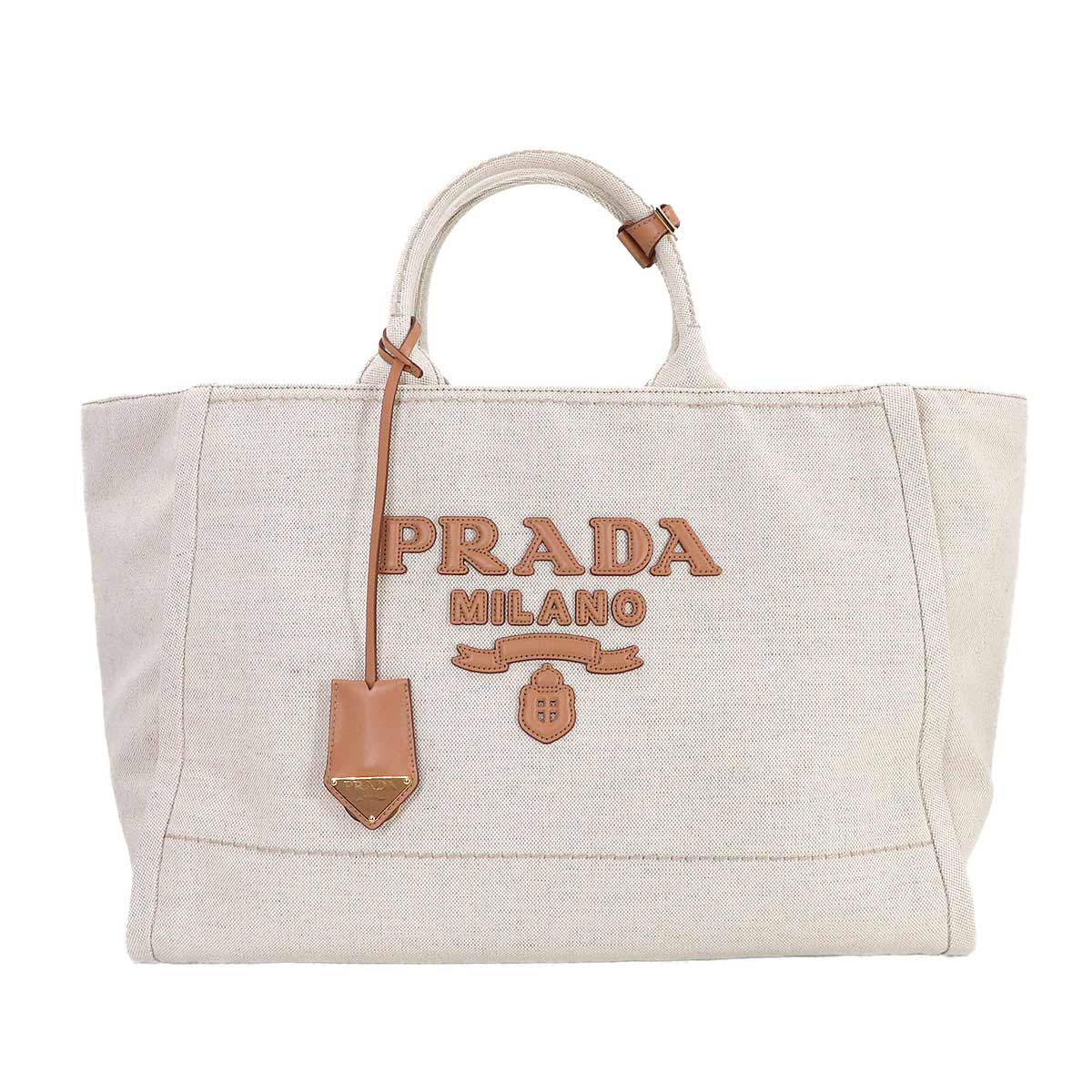 Jardiniere Extra Large Tote Bag Canvas Beige 2VG131 Purse