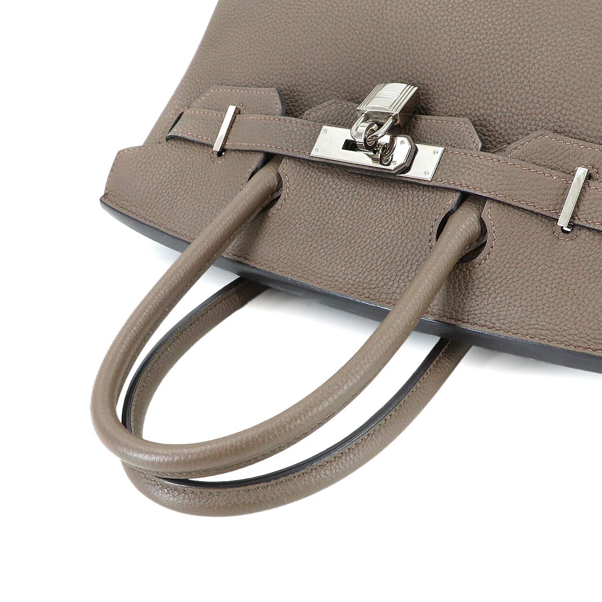 Birkin 30 Hand Bag Veau Togo Toupe Brown Purse