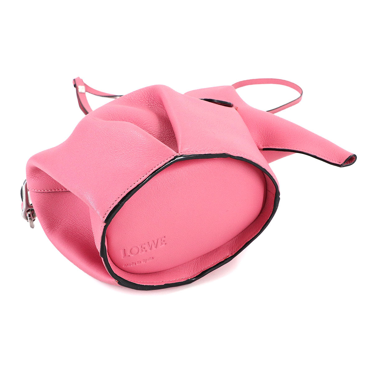 Mini Elephant Bag Shoulder Bag Leather Pink A623C45X06 Purse