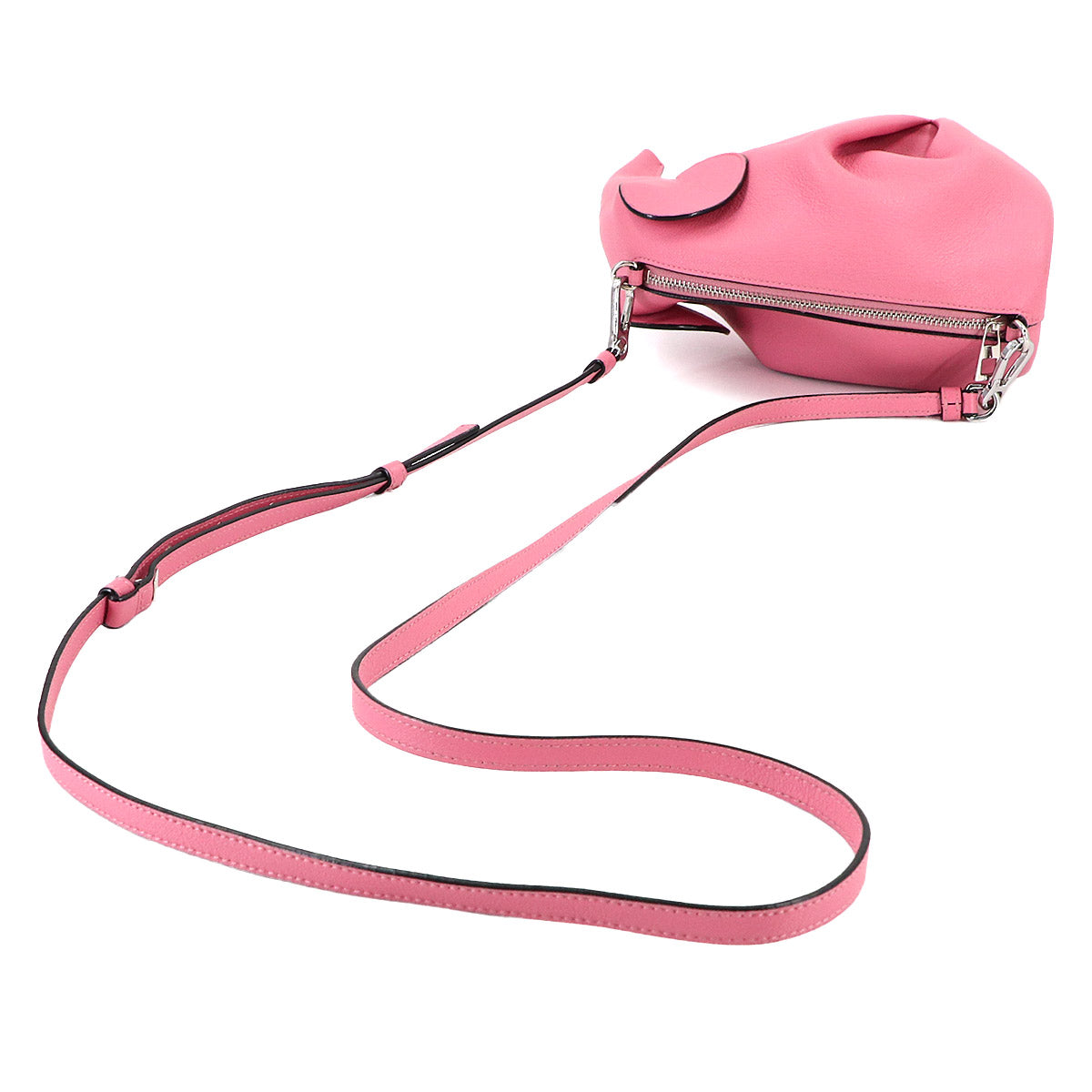 Mini Elephant Bag Shoulder Bag Leather Pink A623C45X06 Purse