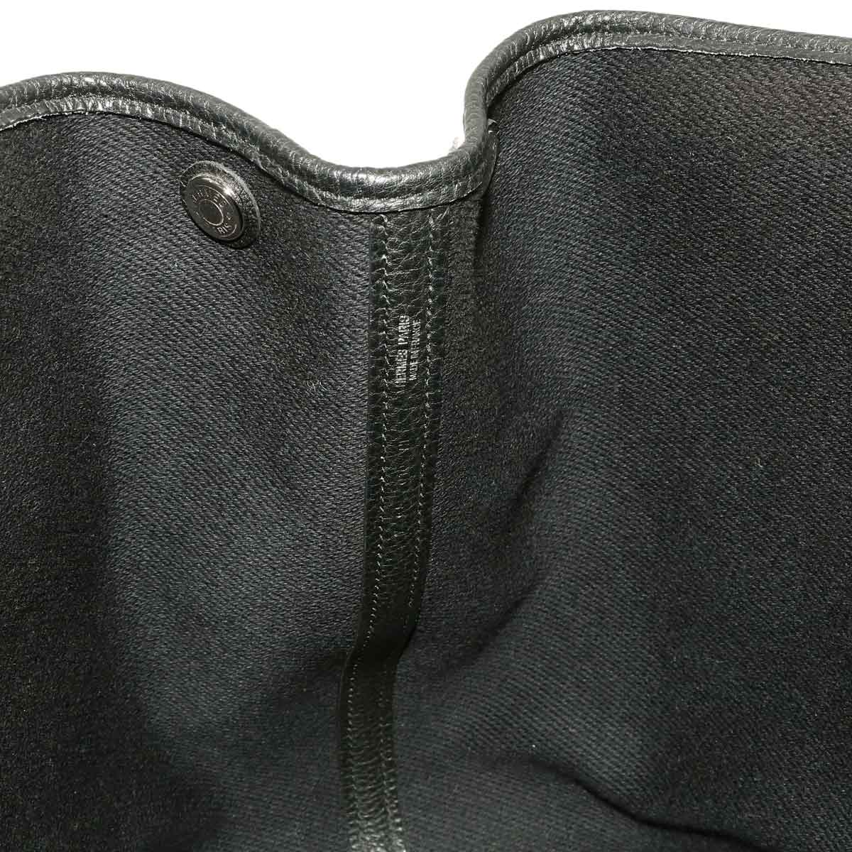 Garden Party PM Tote Bag Twill H Negonda Ecru Black
