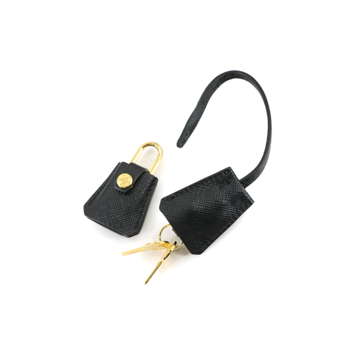 Hand Shoulder Bag Saffiano leather Black 1BB846 Purse