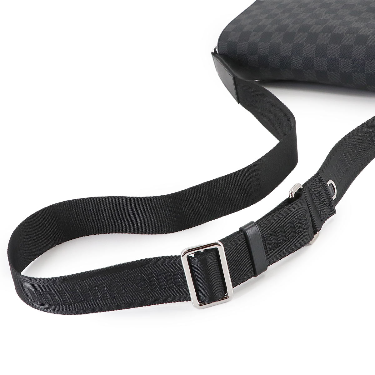 Damier Graphite District PM NV3 Shoulder Bag Black N42710