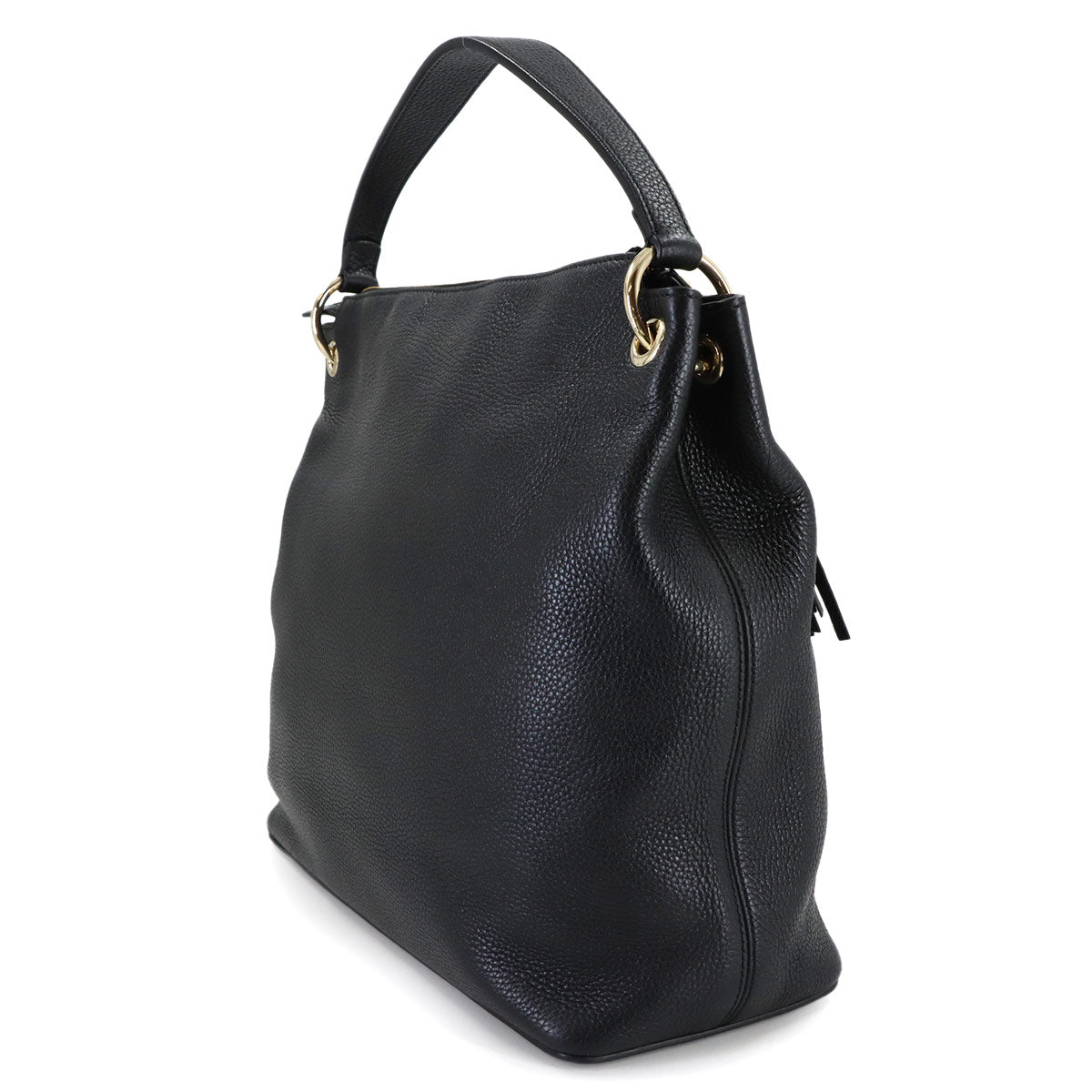 SOHO 2way Shoulder Bag Leather Black 536194 Interlocking G