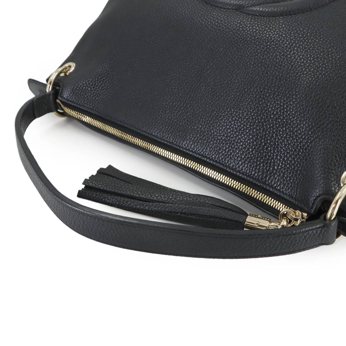 SOHO 2way Shoulder Bag Leather Black 536194 Interlocking G