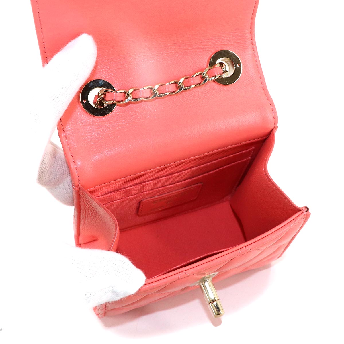 Trendy CC Matelasse Chain Shoulder Bag Leather Pink A81633