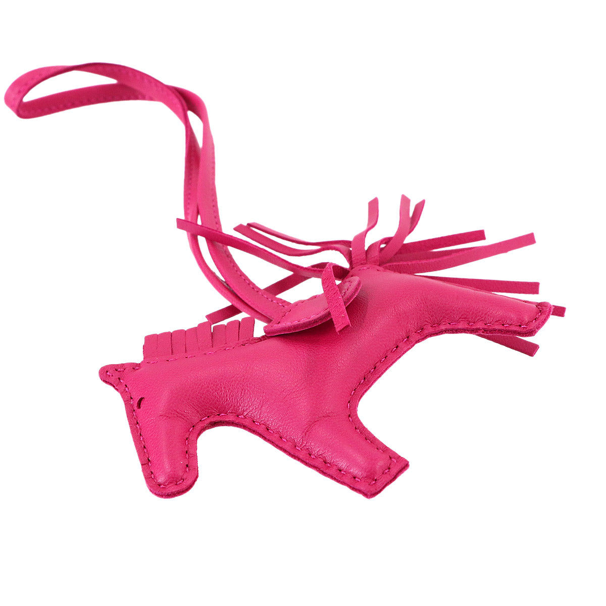 Rodeo PM Bag Charm Agneau Milo Rose Mexico Y Horse Accessory