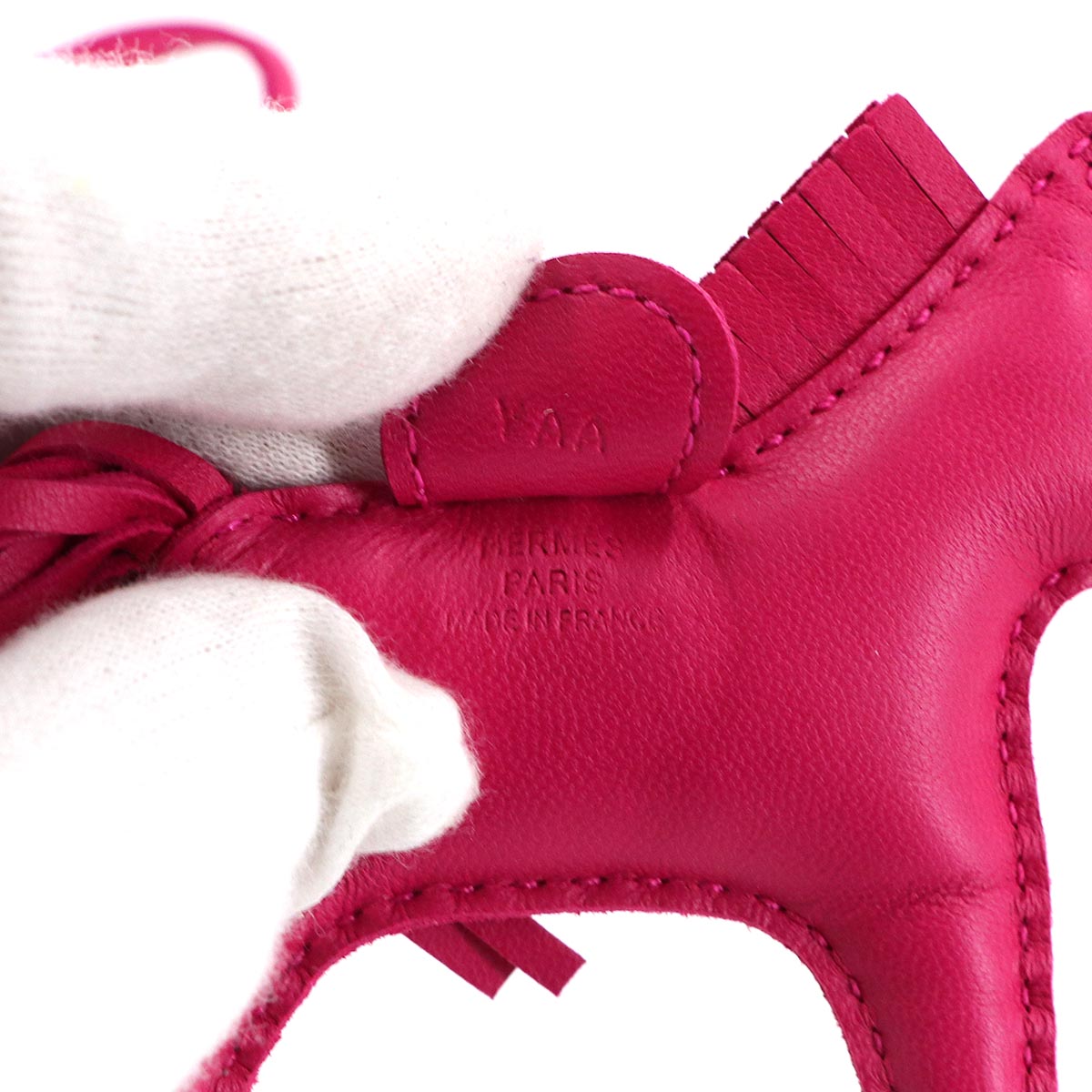 Rodeo PM Bag Charm Agneau Milo Rose Mexico Y Horse Accessory