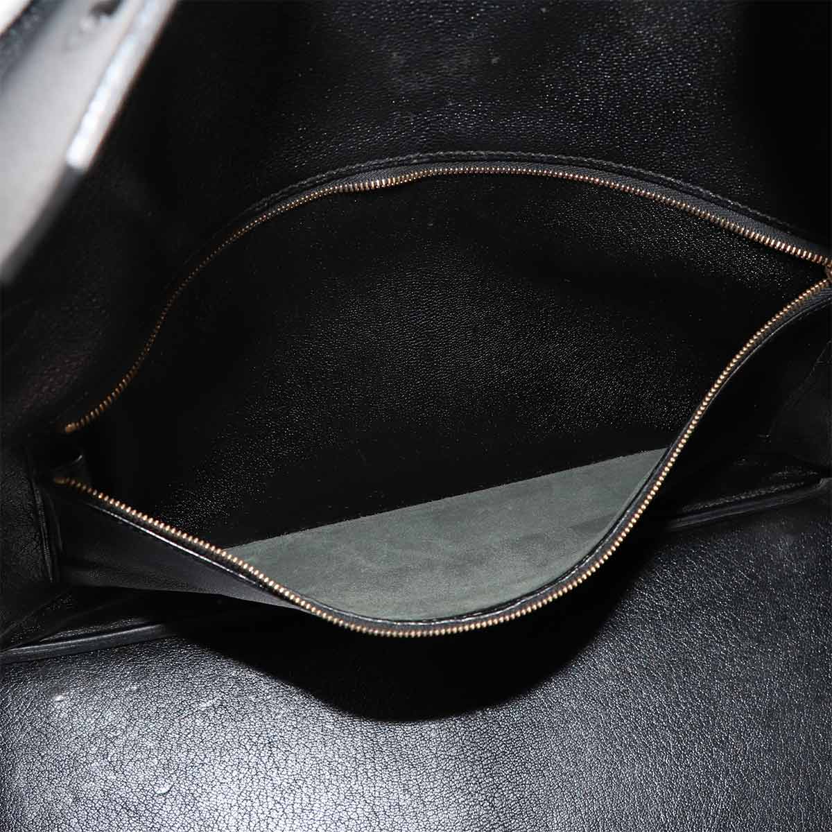 Birkin 40 Veau Togo Black Hand Bag Purse