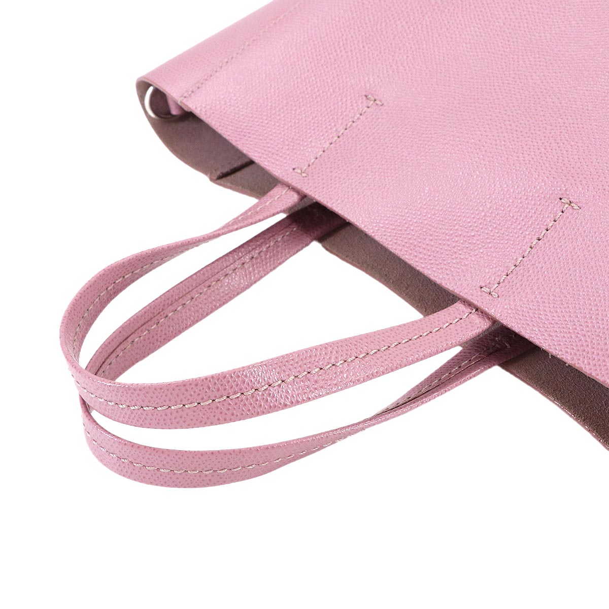 Small Vertical Cabas 2way Tote Shoulder Bag Leather 176163