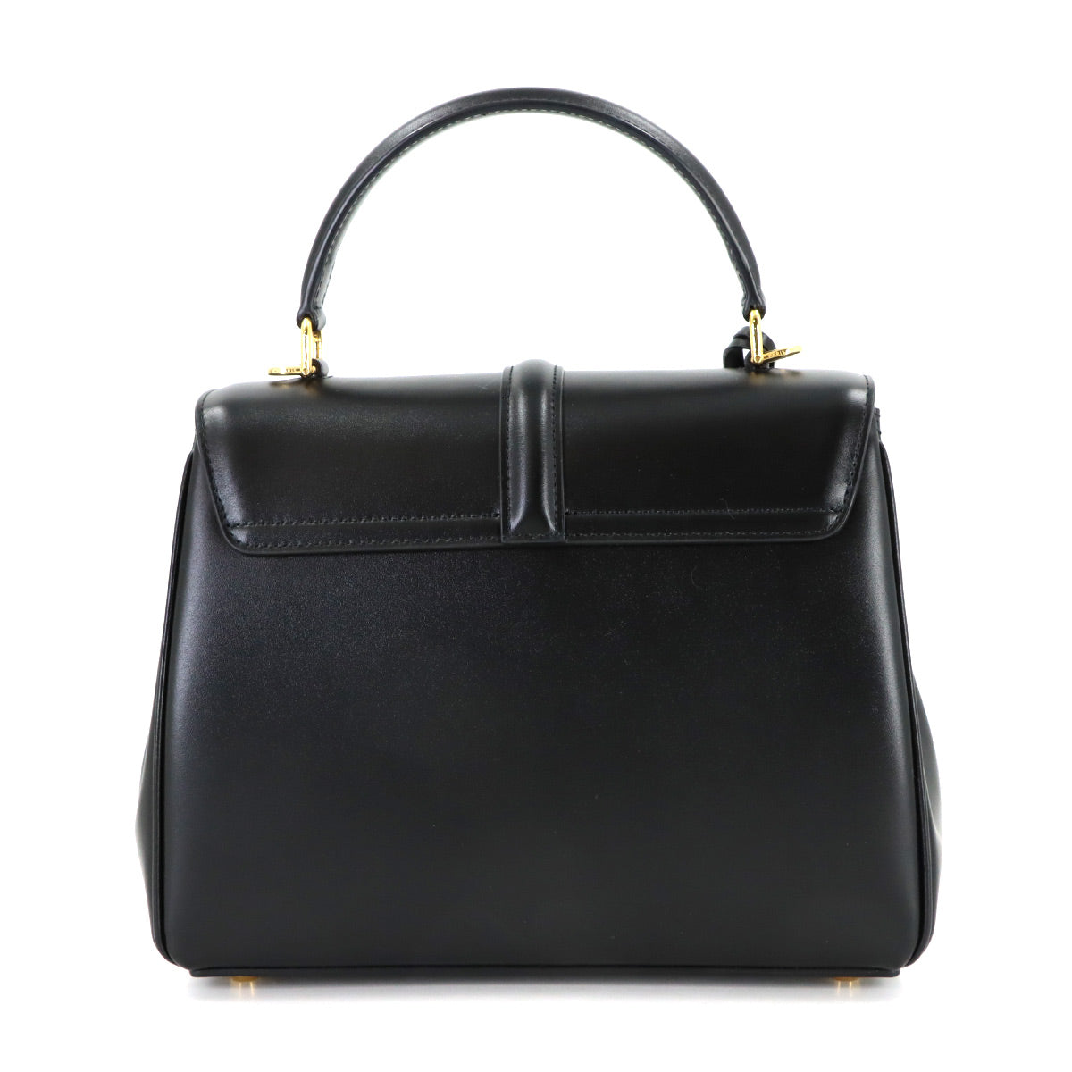 Small 16 Hand Shoulder Bag Leather Black 188003 Purse