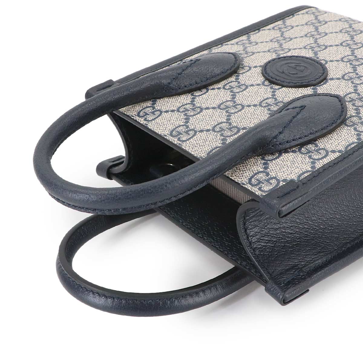 Interlocking G Mini Tote Shoulder Bag GG Supreme canvas 671623