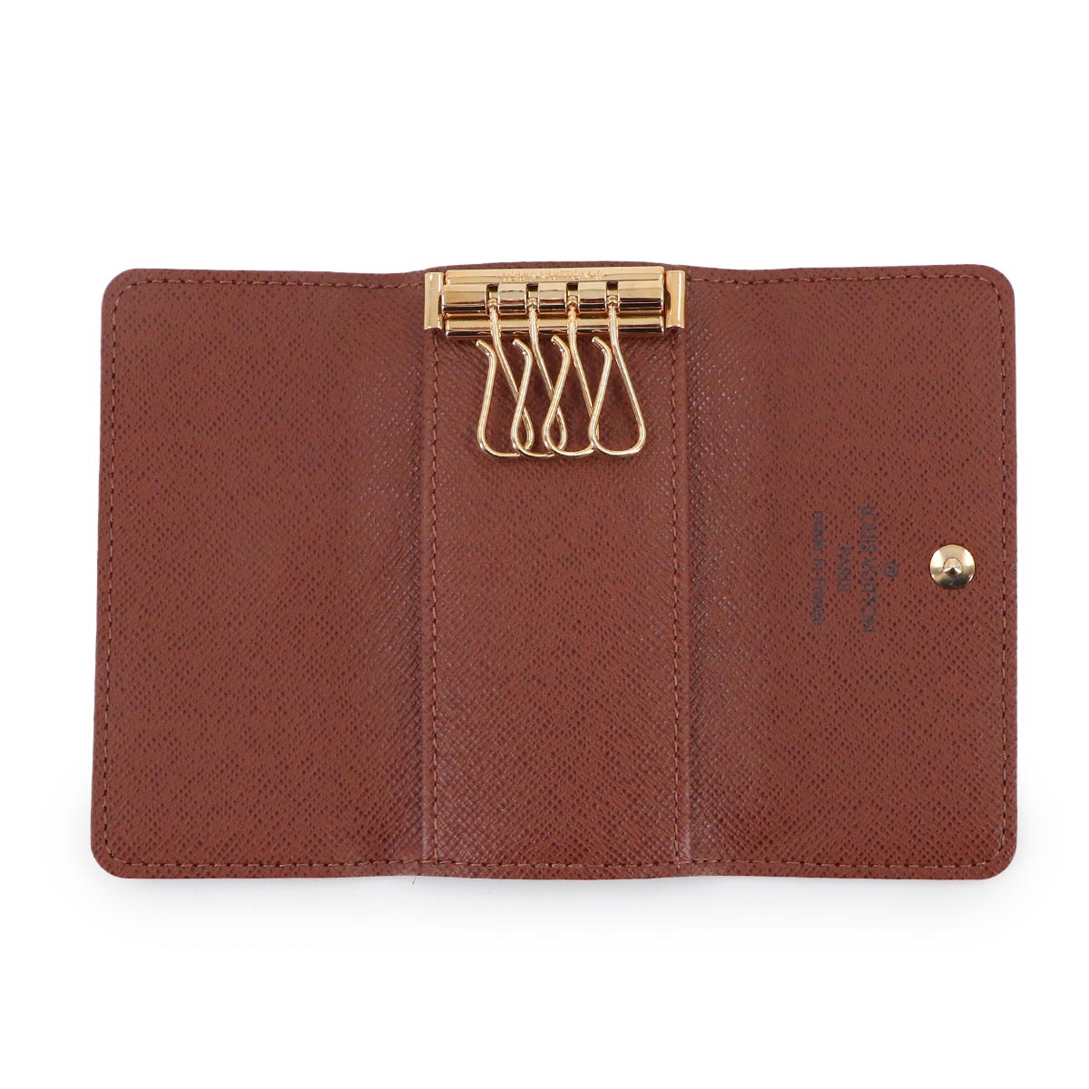 Monogram 4 Key Holder Case Brown M69517 Accessory