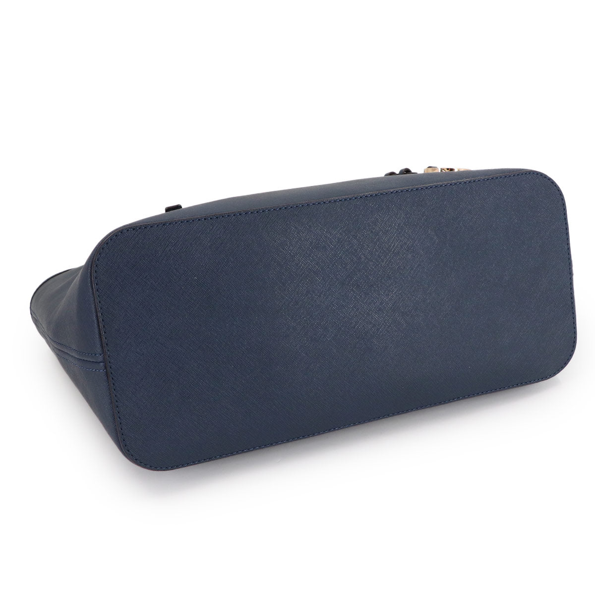 Jet Set Travel Tote Bag Leather Navy Purse