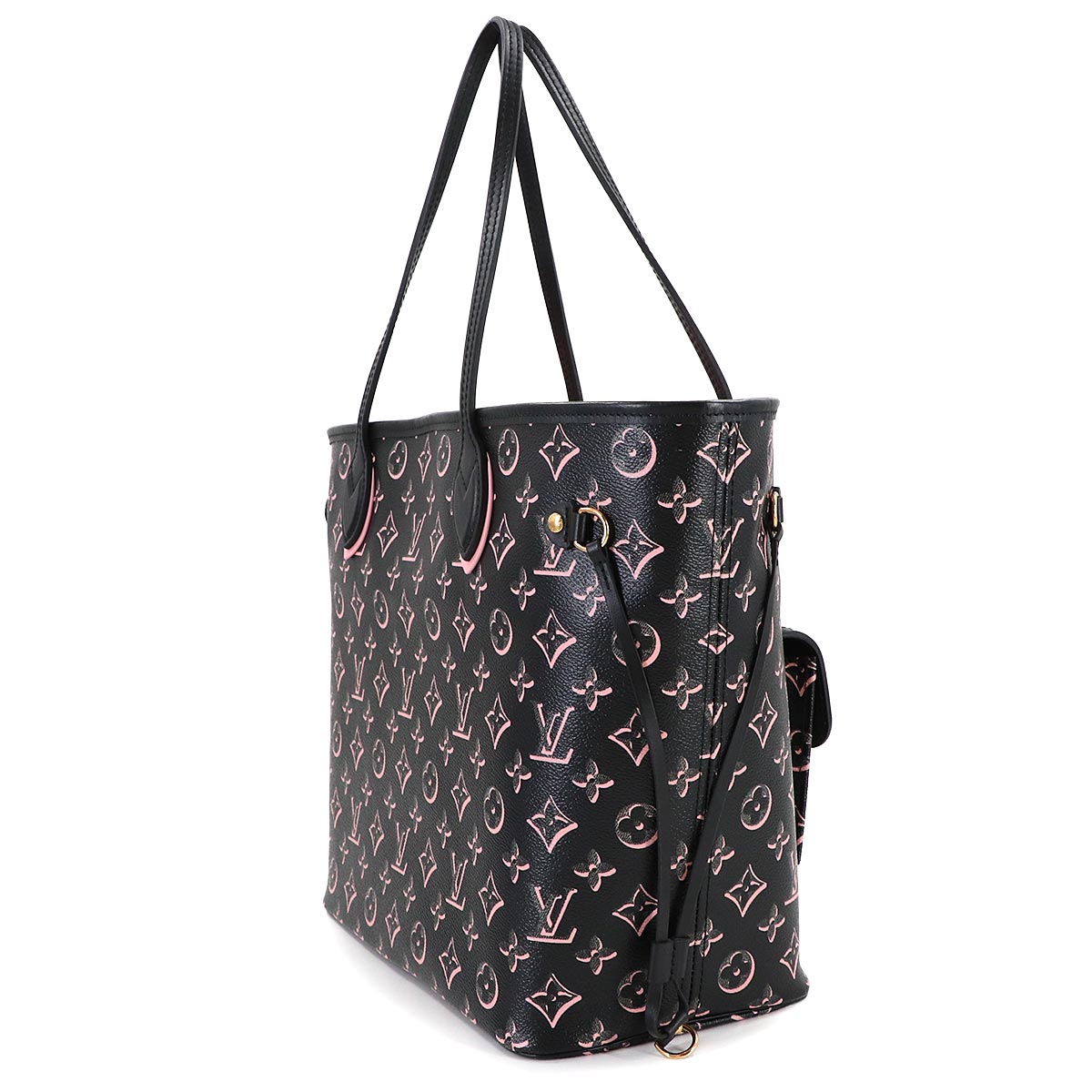 FALL FOR YOU Monogram Neverfull MM Black M46137 Purse