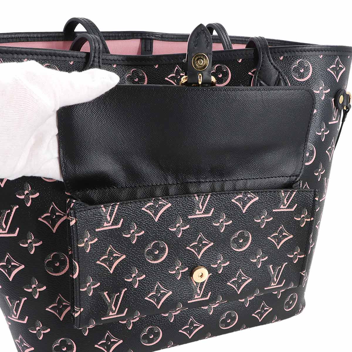 FALL FOR YOU Monogram Neverfull MM Black M46137 Purse